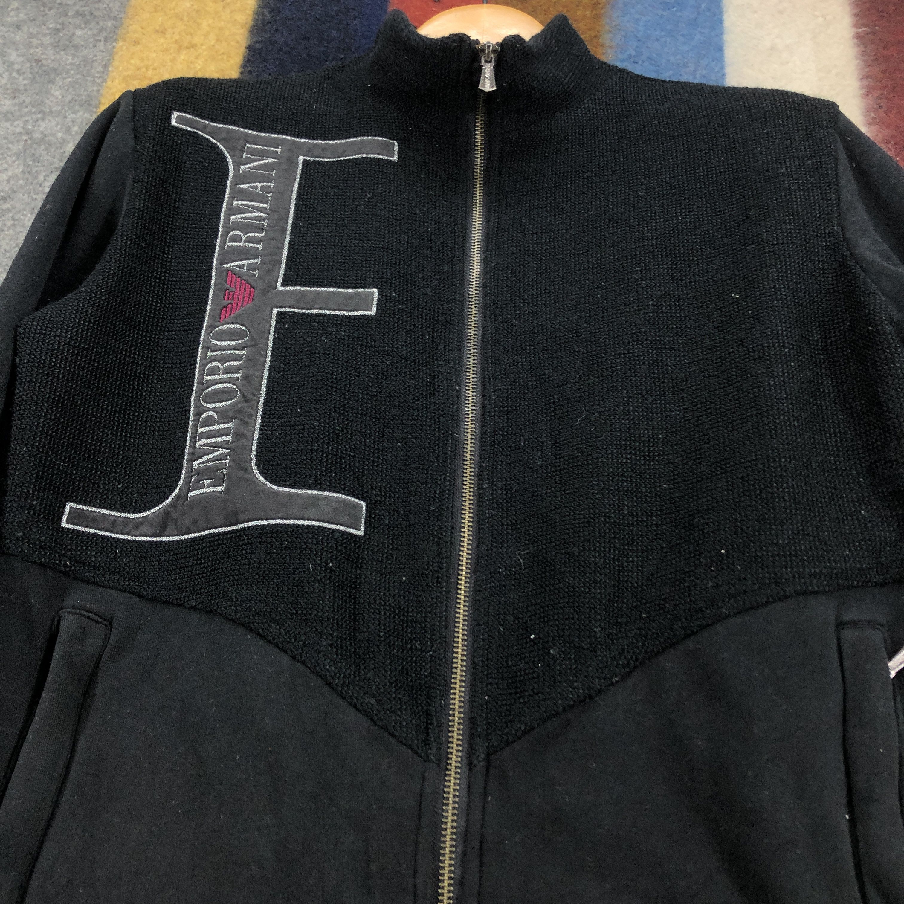Emporio Armani EMPORIO ARMANI Zipper Jacket #0687/AD Size US S / EU 44-46 / 1 - 4 Thumbnail