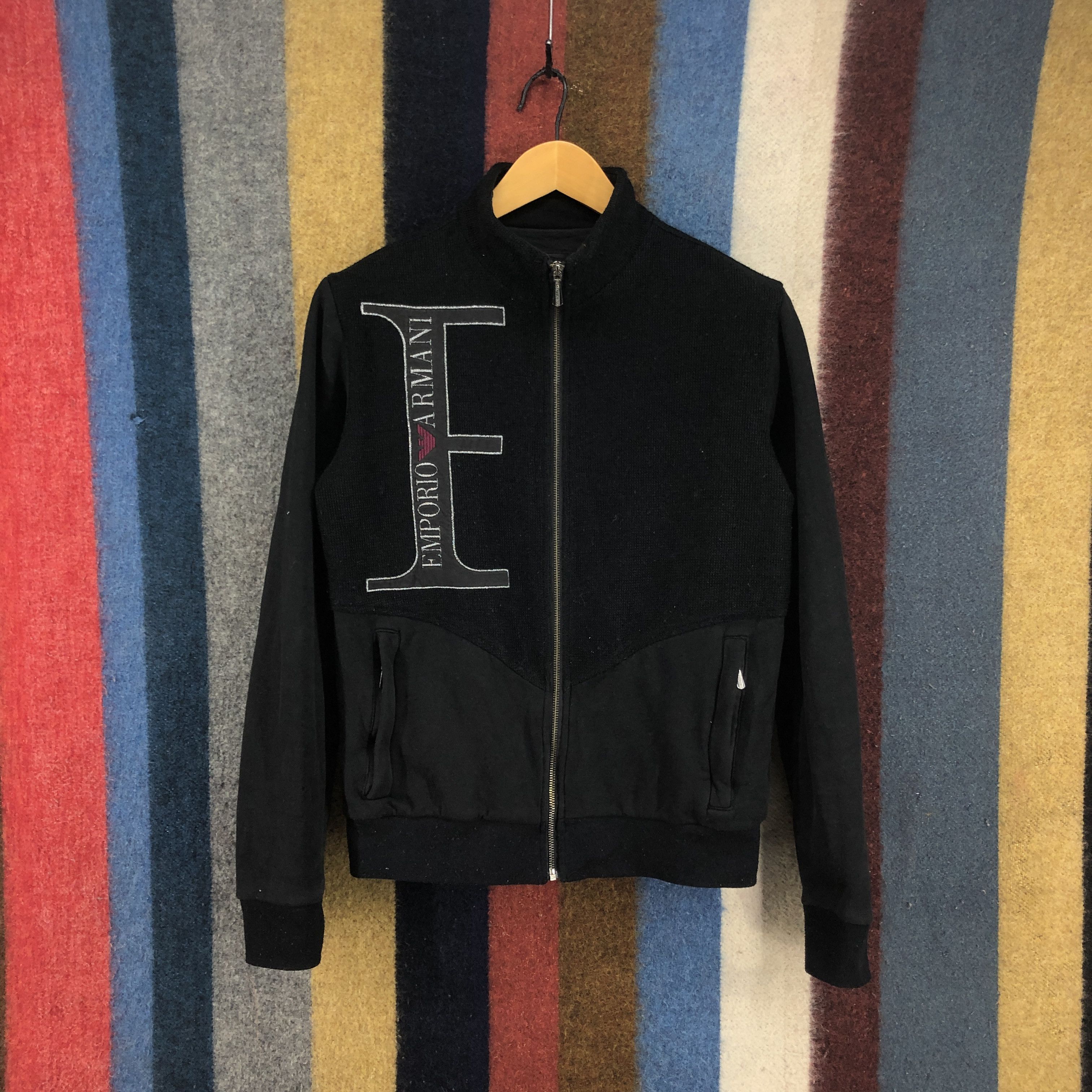 Emporio Armani EMPORIO ARMANI Zipper Jacket #0687/AD Size US S / EU 44-46 / 1 - 1 Thumbnail