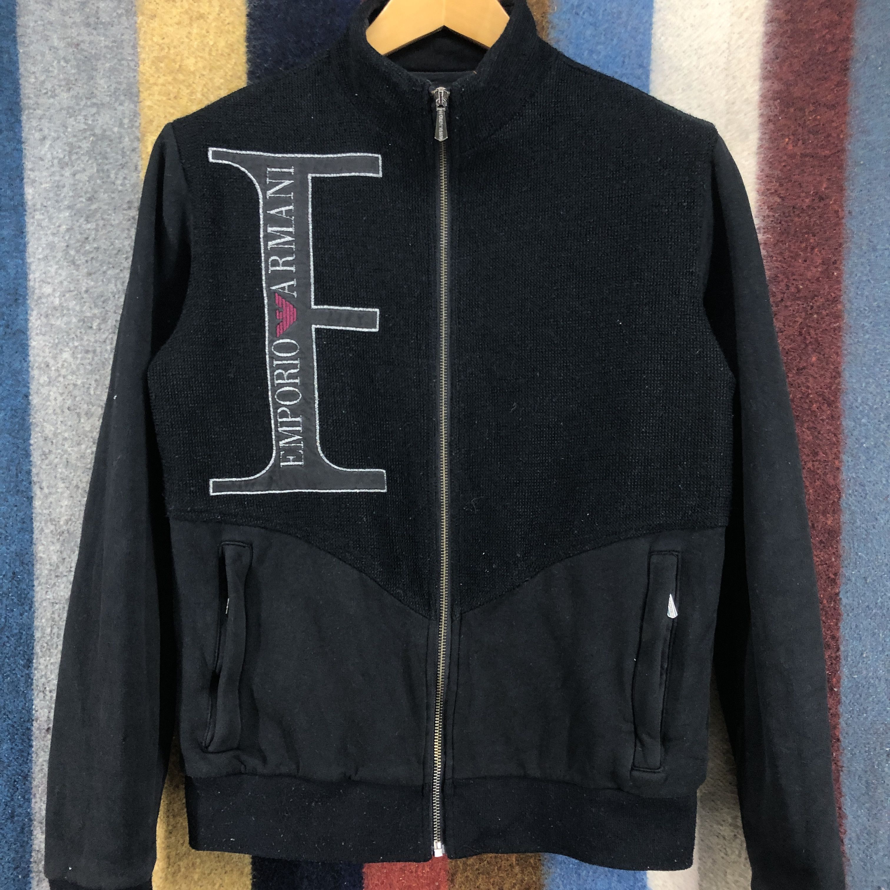 Emporio Armani EMPORIO ARMANI Zipper Jacket #0687/AD Size US S / EU 44-46 / 1 - 2 Thumbnail