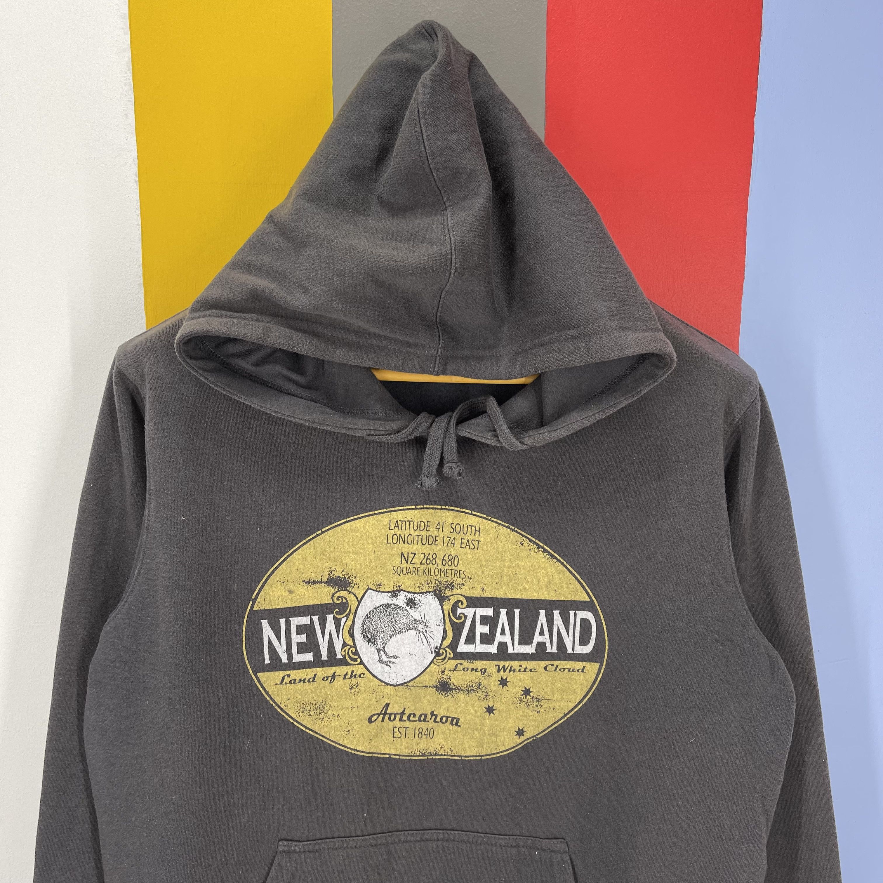 Kiwi WILD KIWI NEW ZEALAND Hoodie Pullover #1158/AO Size US M / EU 48-50 / 2 - 2 Thumbnail