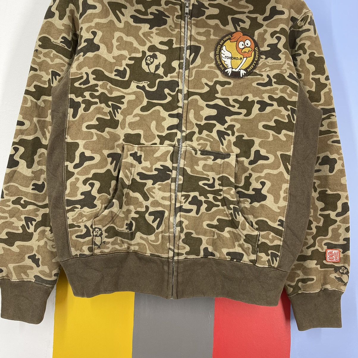 Japanese Brand ROAD STROLLER USAF Zipper Hoodie #1090/AM Size US S / EU 44-46 / 1 - 6 Thumbnail