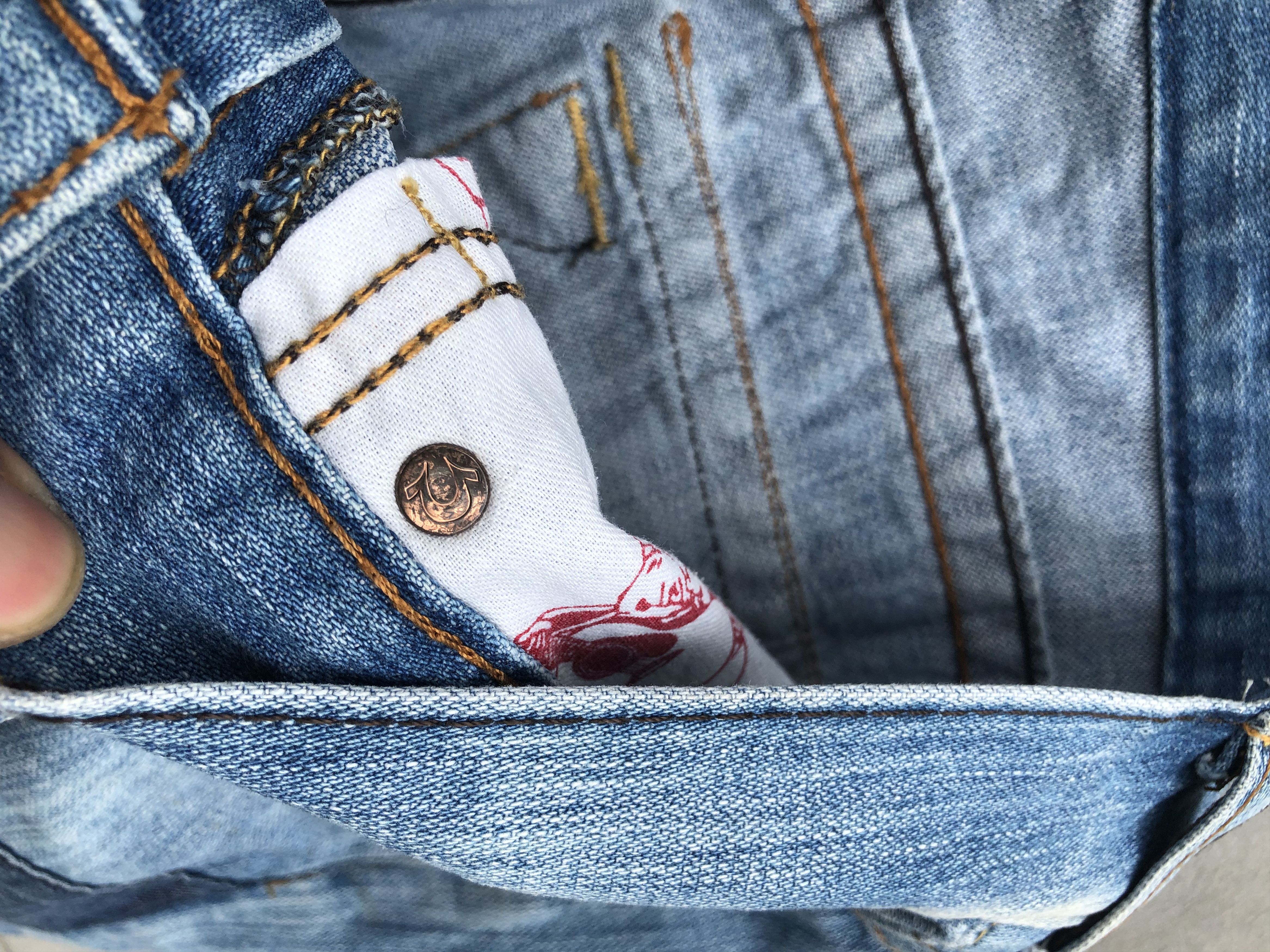 True Religion True Religion Joey Patch Denim Size US 34 / EU 50 - 15 Thumbnail
