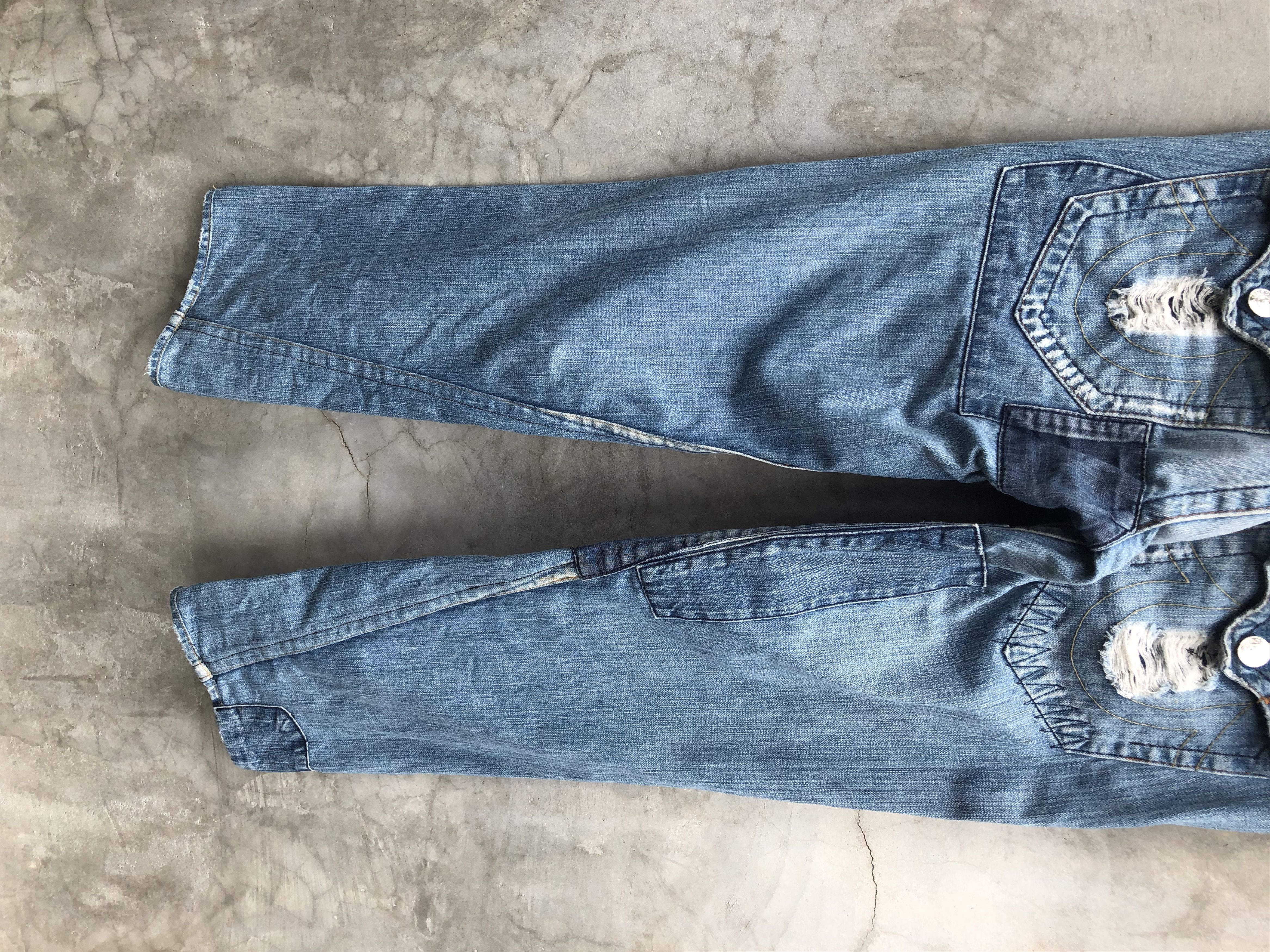 True Religion True Religion Joey Patch Denim Size US 34 / EU 50 - 5 Thumbnail