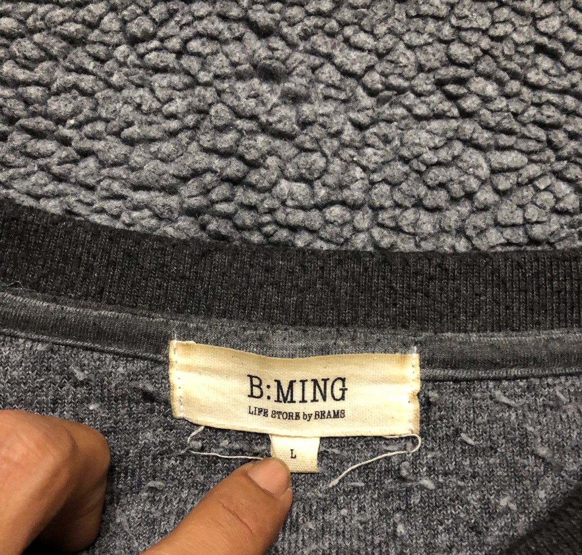 Beams Plus Japanese Brand B:Ming Sweatshirt Fleece deep pile Pullover Size US L / EU 52-54 / 3 - 7 Thumbnail