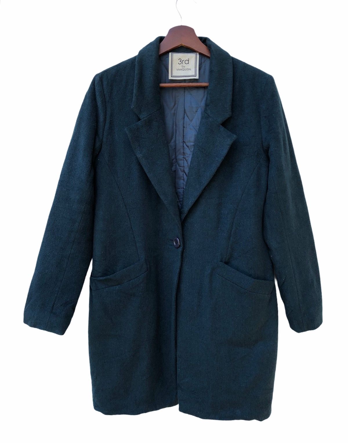 Japanese Brand 3RD by Vanquish Wool Double Breast Parkas Jacket Size M / US 6-8 / IT 42-44 - 2 Thumbnail