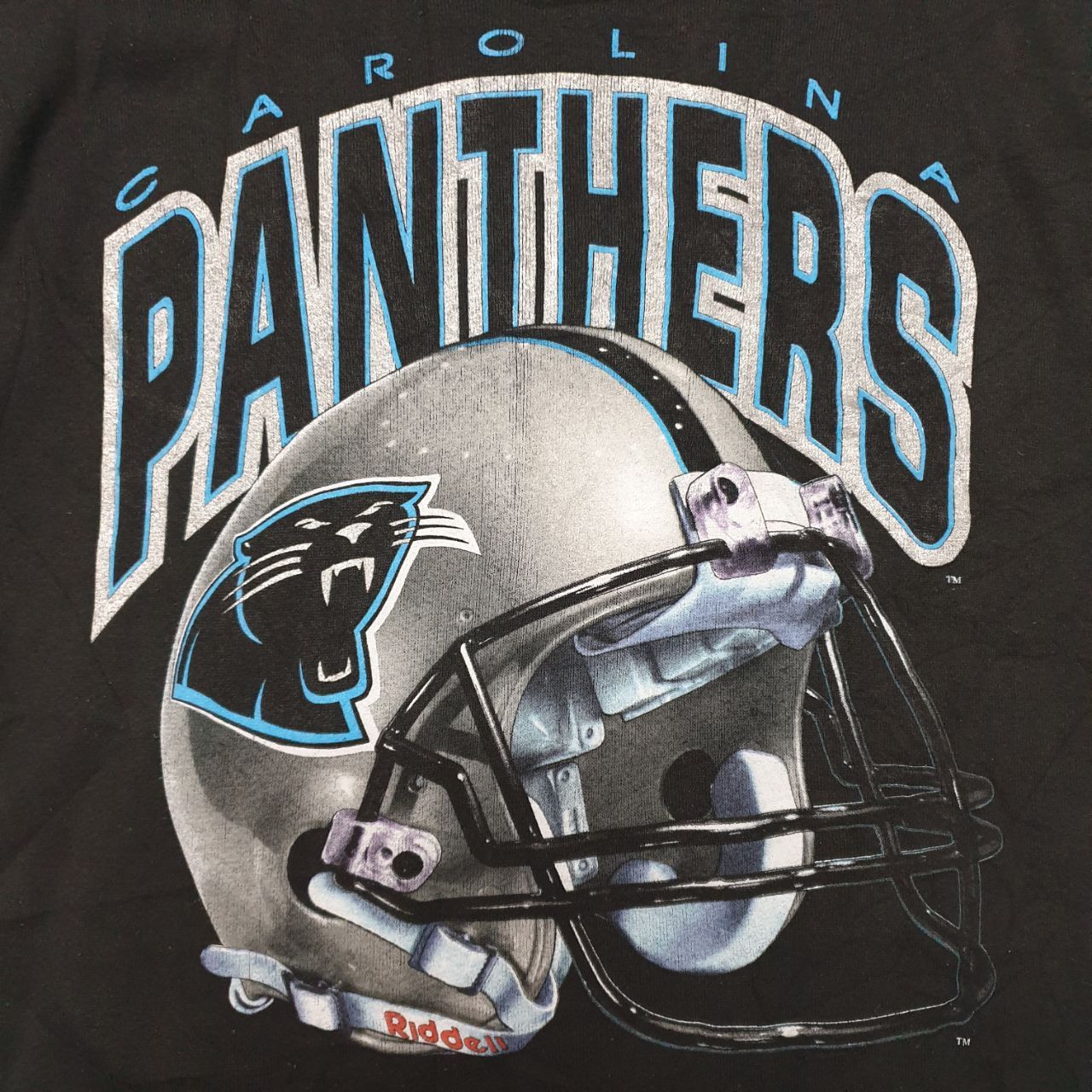 NFL Vintage 1993 NFL Carolina Panthers Sweatshirt Size US XL / EU 56 / 4 - 2 Thumbnail