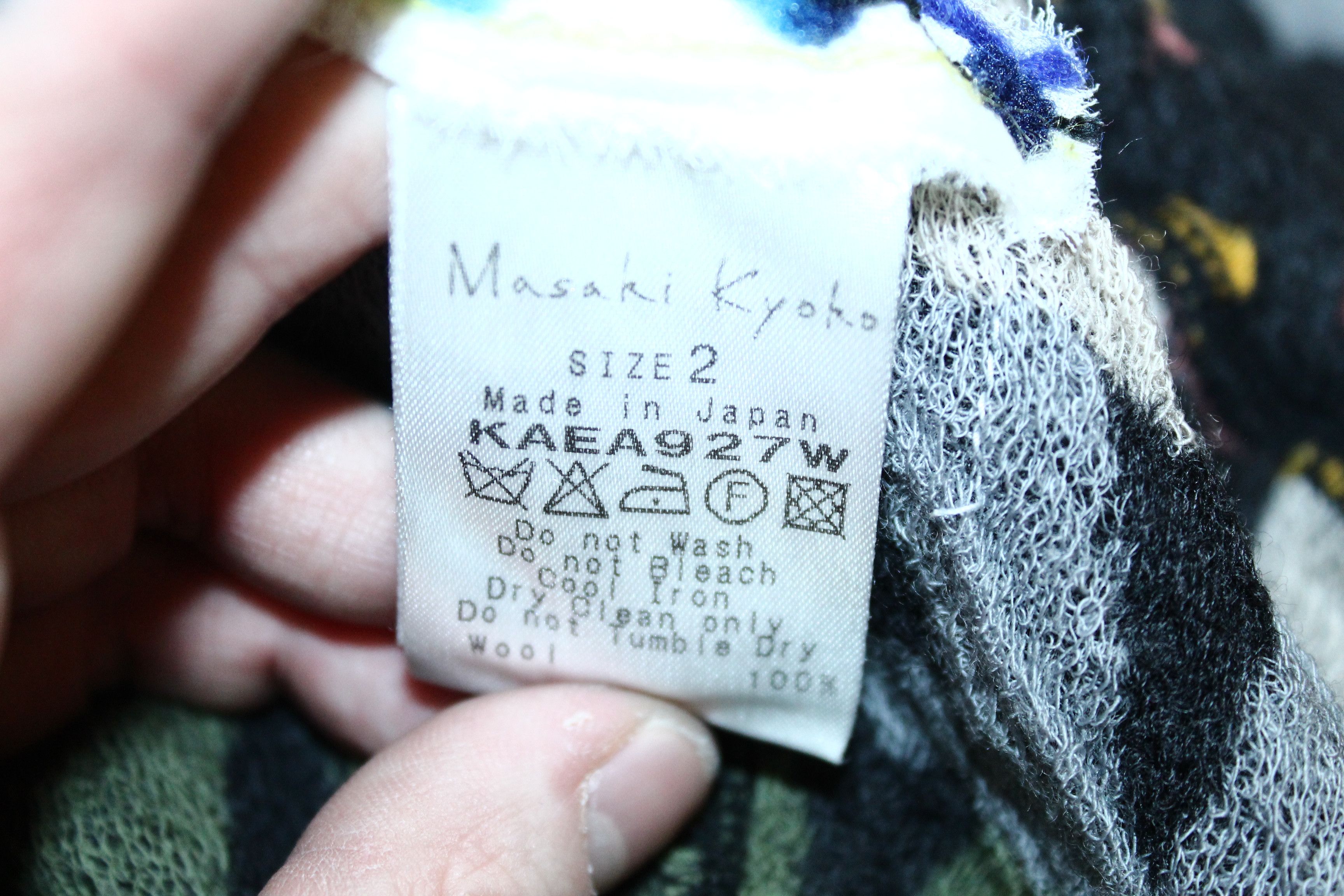 Japanese Brand 💥💥 Masaki Kyoko Native Patterns Brush Wool Knit Leggings Size 26" / US 2 / IT 38 - 7 Thumbnail