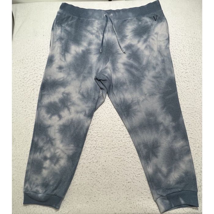 Victoria's Secret Victoria's Secret Sweatpants Blue White Tie Dye ...