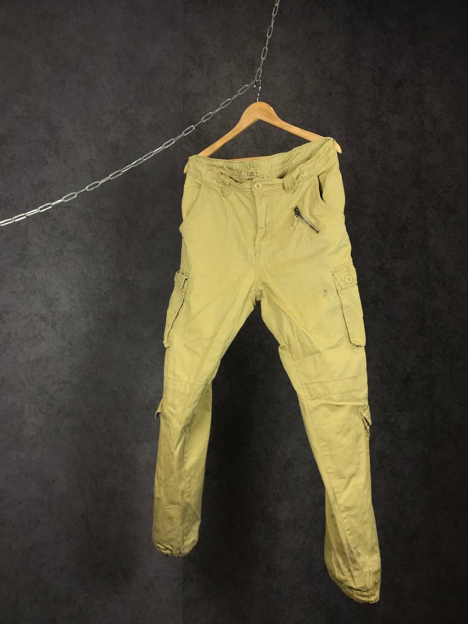 Japanese brand streetwear vintage multipocket pants