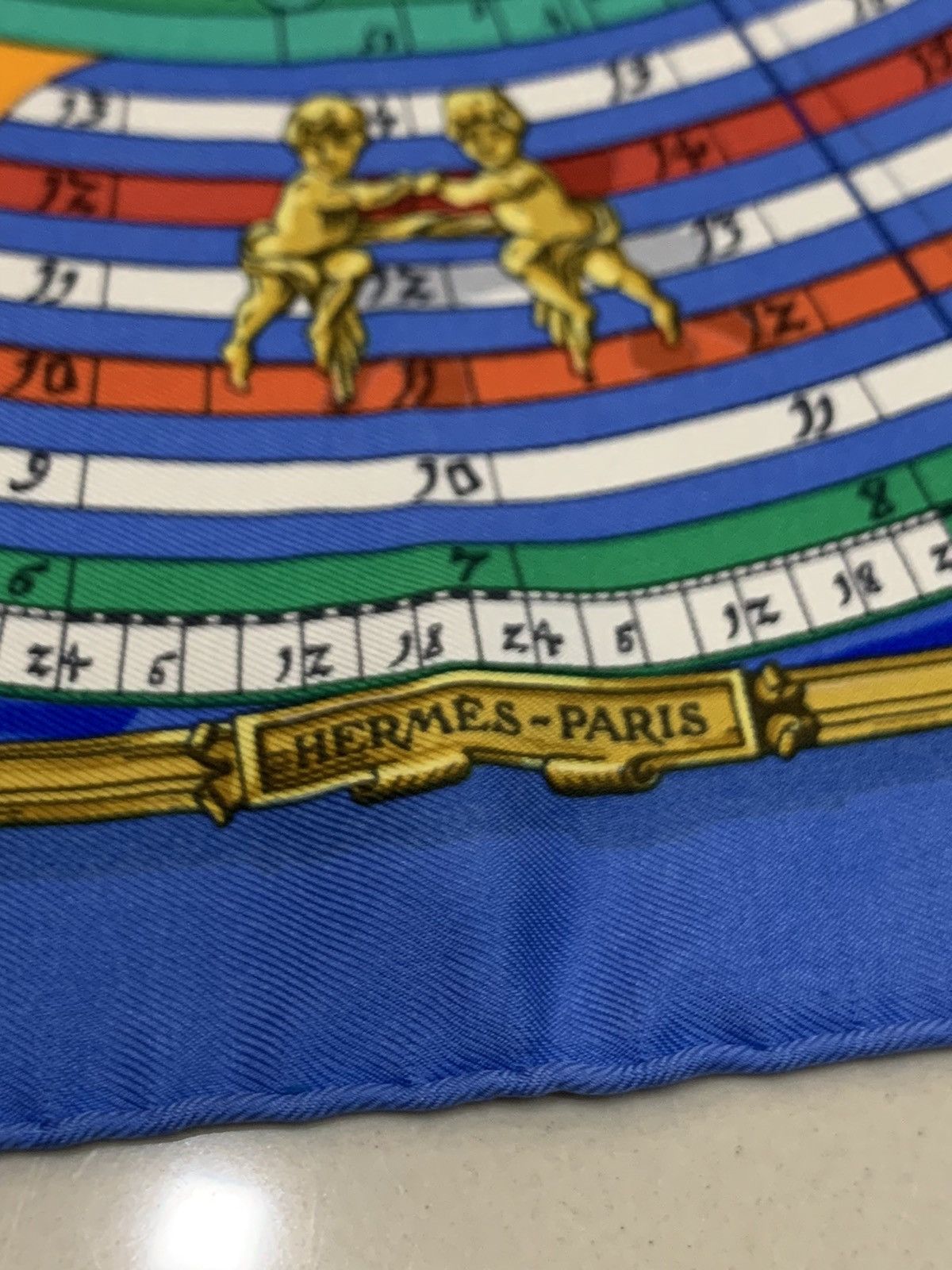 Hermes HERMES DIES ET HORE SILK HANDKERCHIEF Size ONE SIZE - 7 Thumbnail