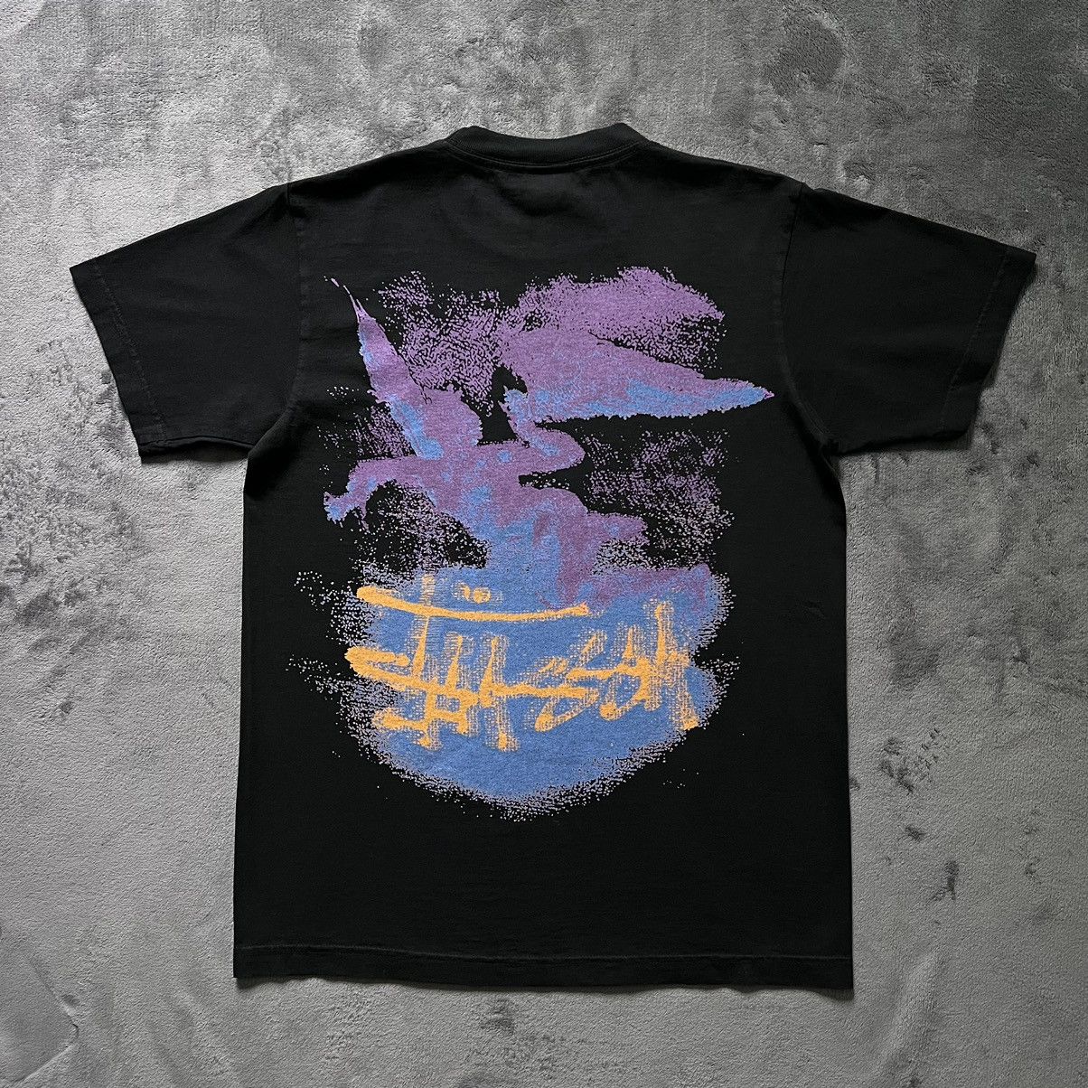 Made In Usa × Stussy Stussy Fallen Angel Pigment Dyed Tee