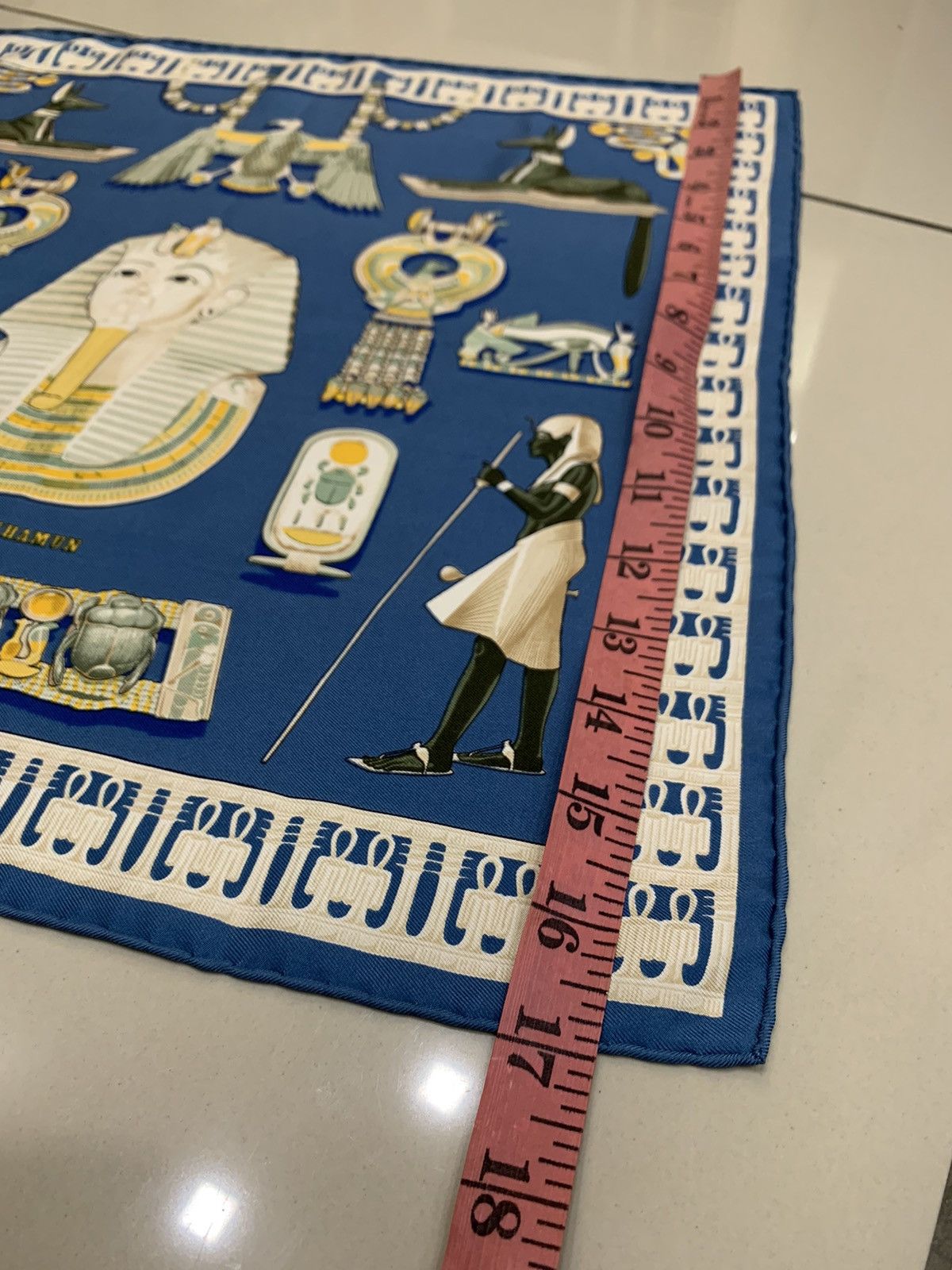 Hermes HERMES TUTANKHAMUN SILK HANDKERCHIEF Size ONE SIZE - 2 Thumbnail