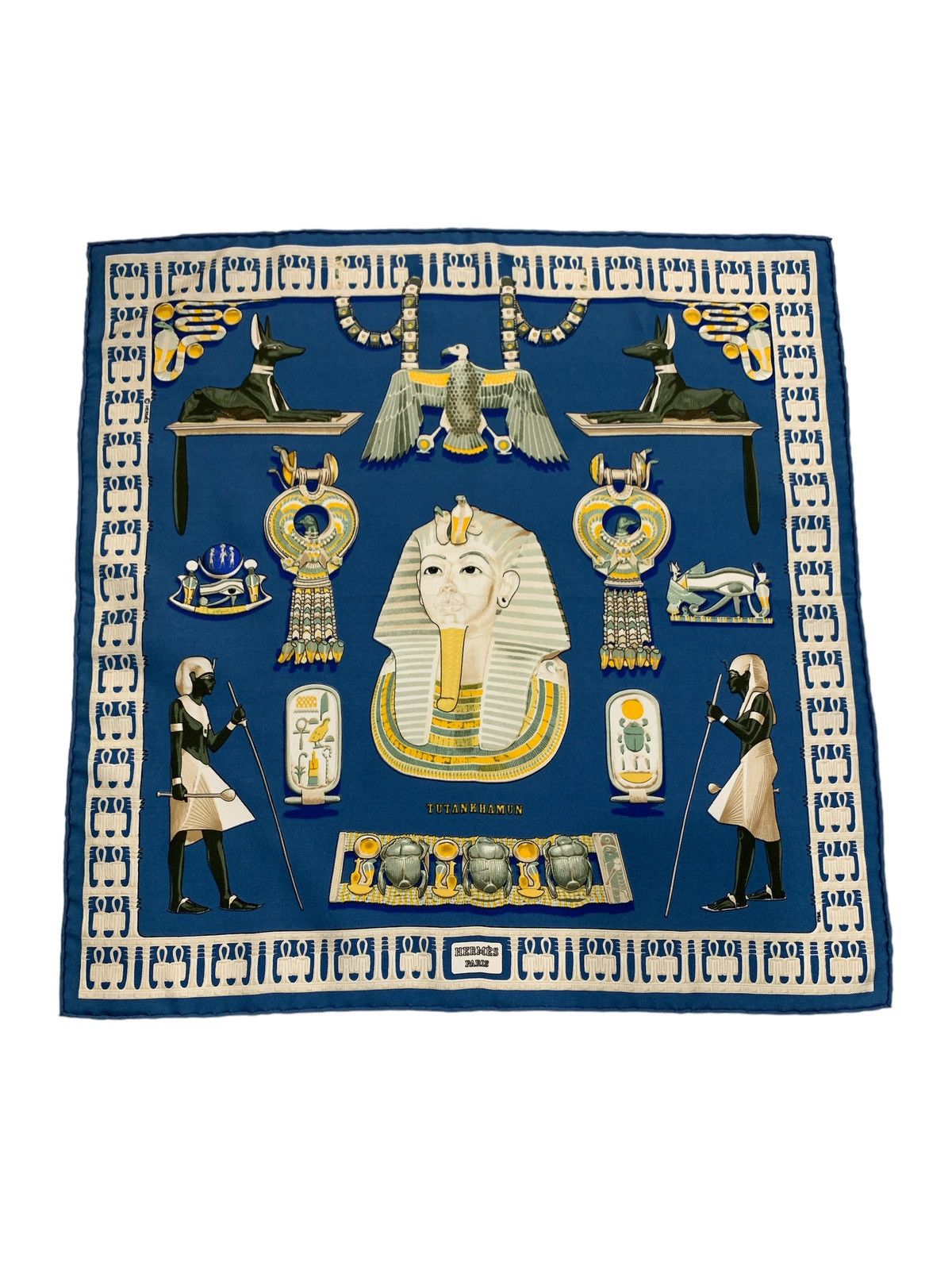 Hermes HERMES TUTANKHAMUN SILK HANDKERCHIEF Size ONE SIZE - 1 Thumbnail