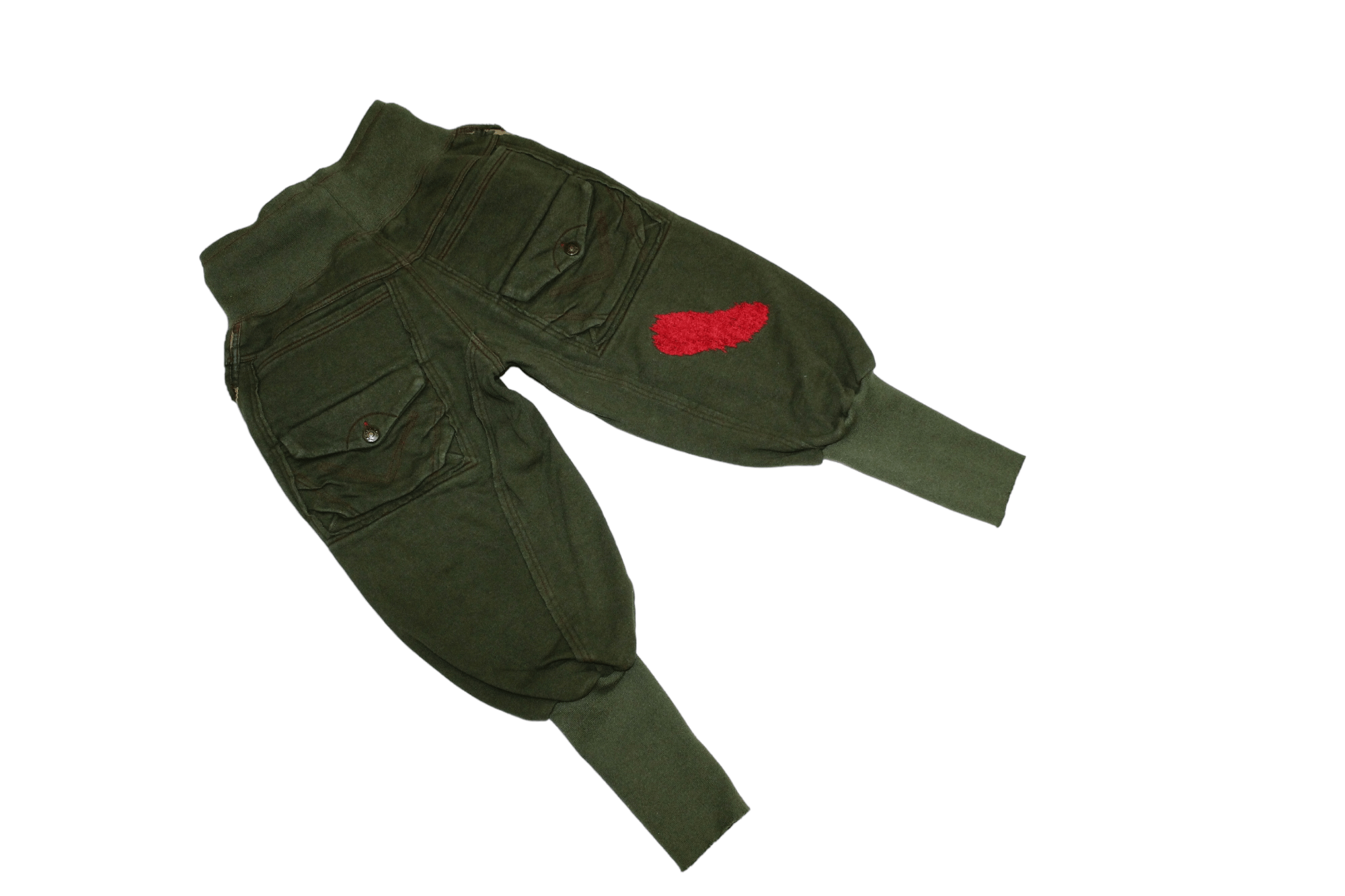 20471120 VTG 80s Chic On A Mission Design Balloon Joggers in Military Size 25" / US 0 / IT 36 - 8 Thumbnail