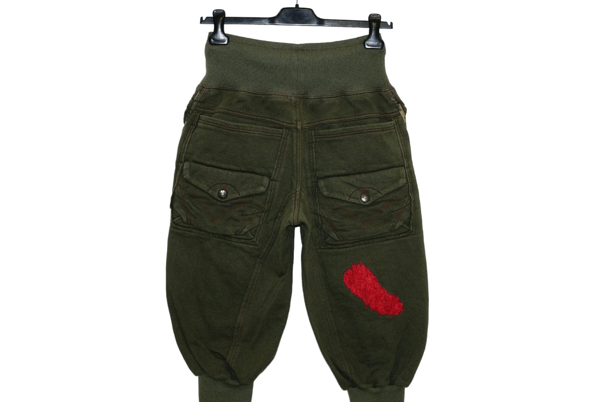 20471120 VTG 80s Chic On A Mission Design Balloon Joggers in Military Size 25" / US 0 / IT 36 - 7 Thumbnail