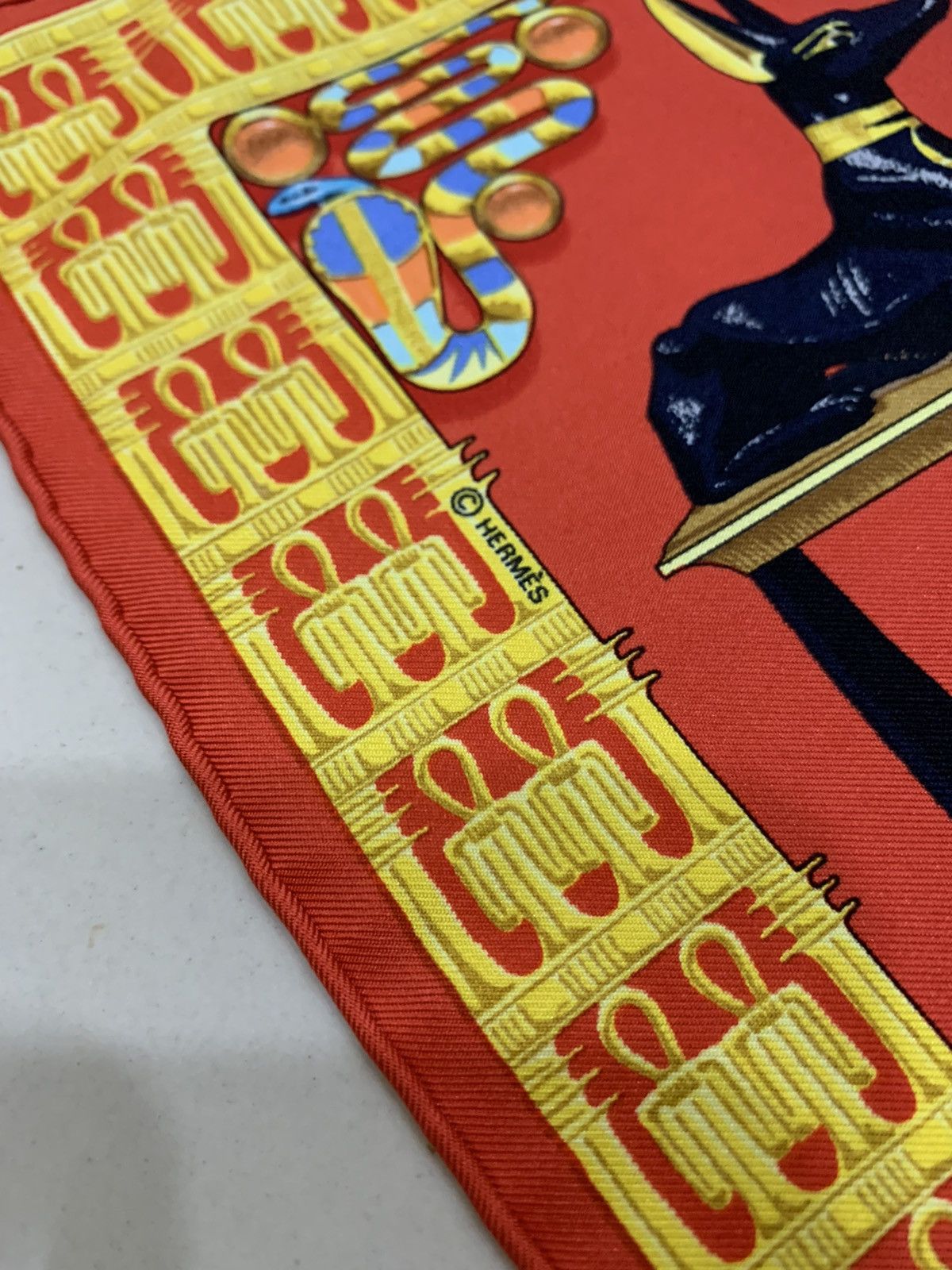 Hermes HERMES TUTANKHAMUN SILK HANDKERCHIEF Size ONE SIZE - 7 Thumbnail