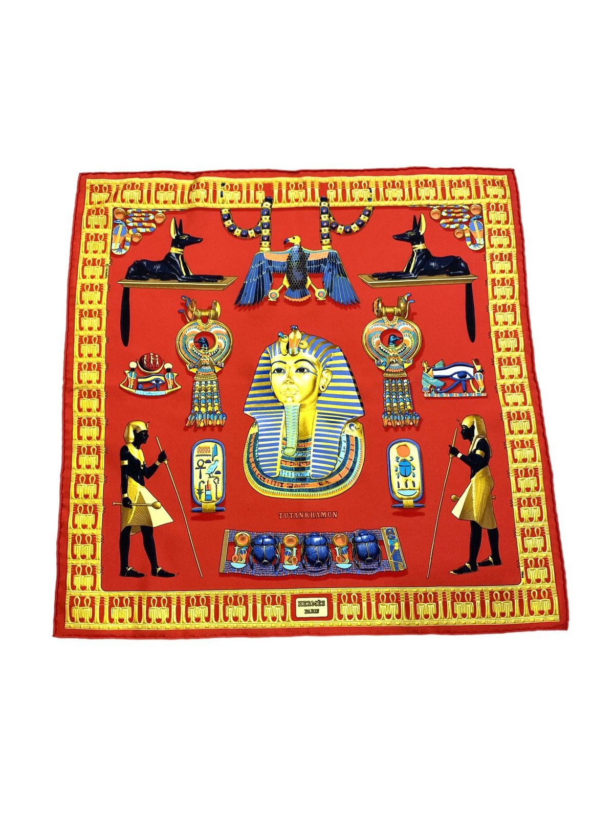 Hermes HERMES TUTANKHAMUN SILK HANDKERCHIEF Size ONE SIZE - 1 Thumbnail