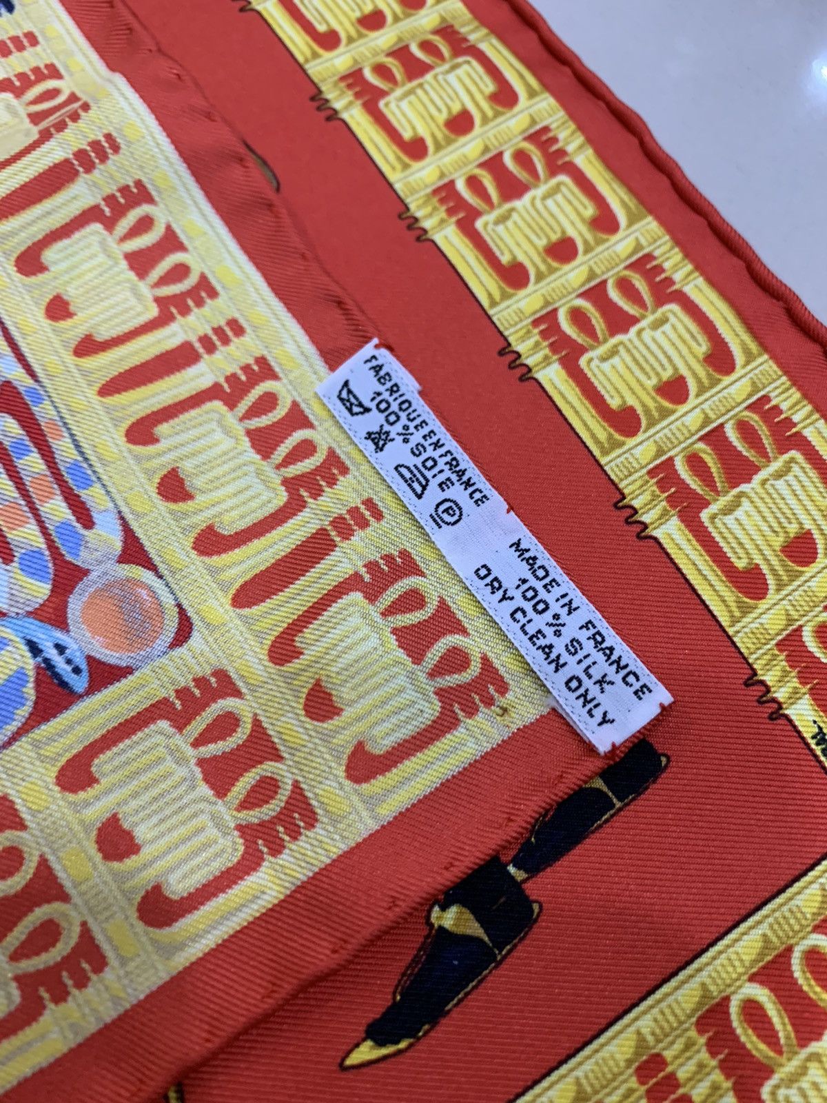 Hermes HERMES TUTANKHAMUN SILK HANDKERCHIEF Size ONE SIZE - 8 Thumbnail