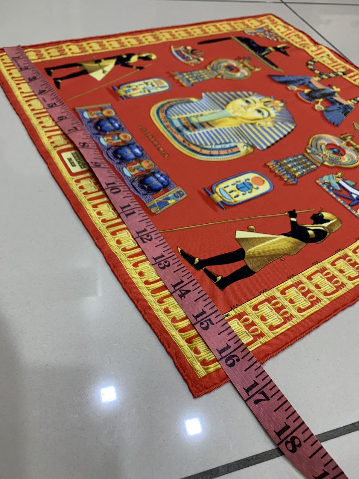 Hermes HERMES TUTANKHAMUN SILK HANDKERCHIEF Size ONE SIZE - 3 Thumbnail