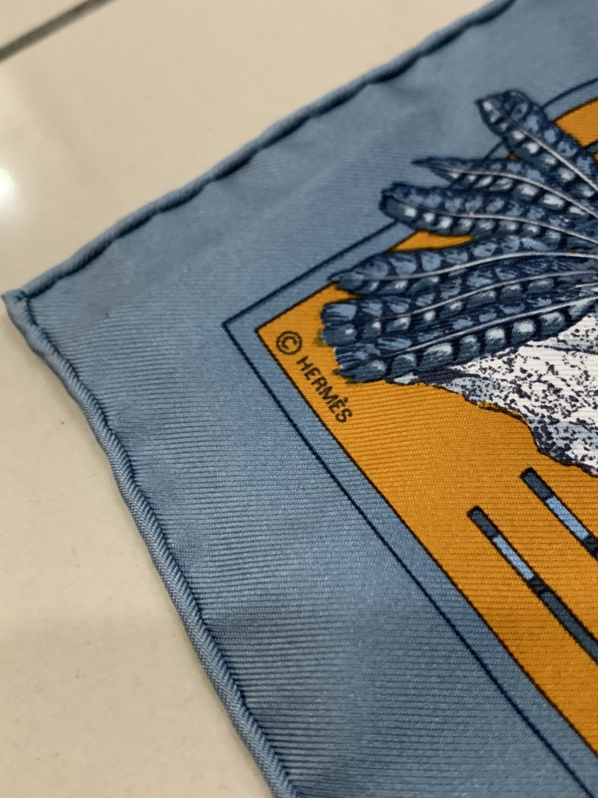 Hermes HERMES PANI LA SHAR PAWNEE SILK HANDKERCHIEF SCARF Size ONE SIZE - 6 Thumbnail
