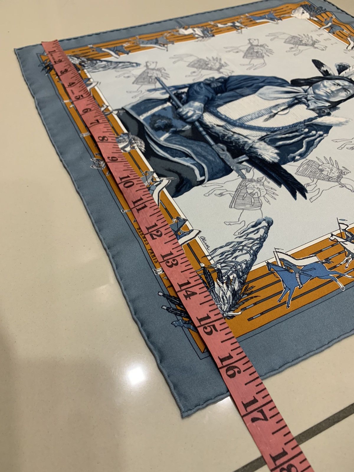 Hermes HERMES PANI LA SHAR PAWNEE SILK HANDKERCHIEF SCARF Size ONE SIZE - 3 Thumbnail
