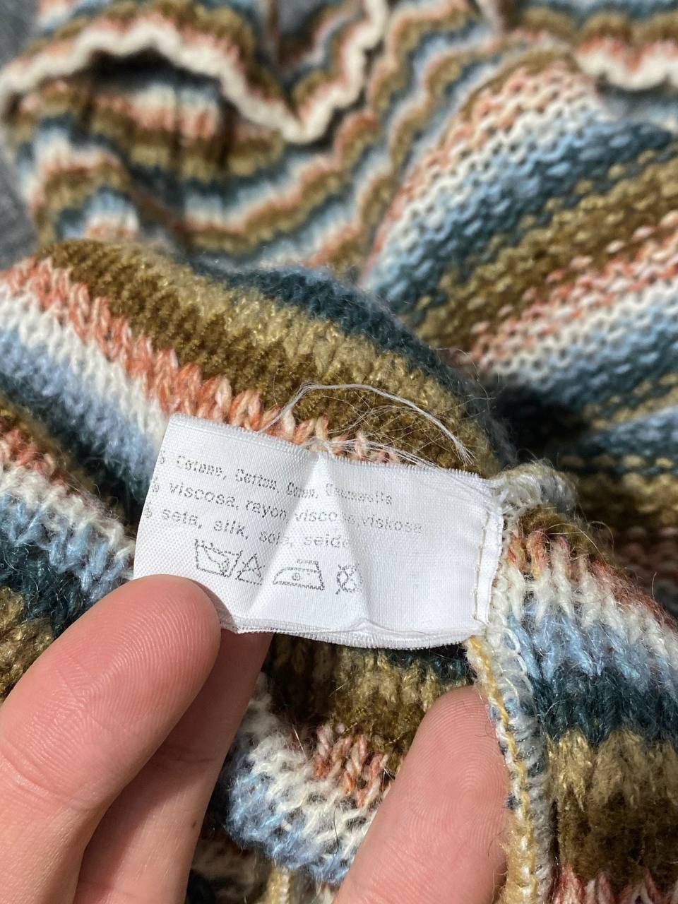 Missoni Missoni Multicoloured Vintage Knit Sweater Size L / US 10 / IT 46 - 7 Thumbnail