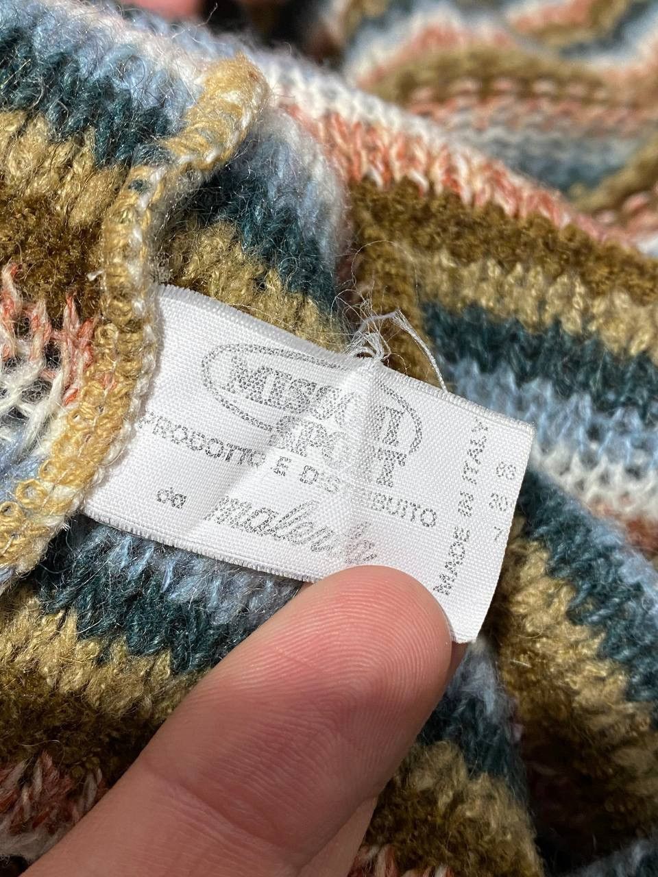 Missoni Missoni Multicoloured Vintage Knit Sweater Size L / US 10 / IT 46 - 8 Thumbnail