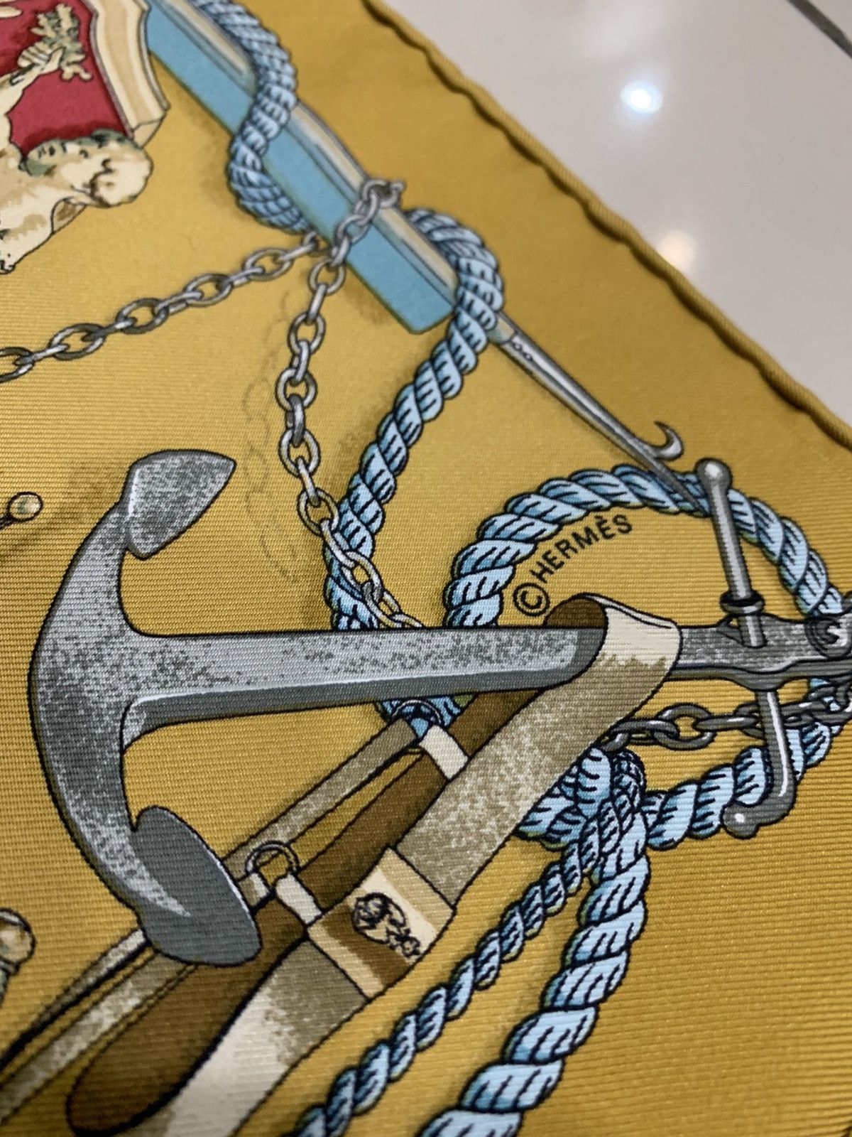 Hermes HERMES MUSEE BY LEDOUX SILK HANDKERCHIEF Size ONE SIZE - 6 Thumbnail