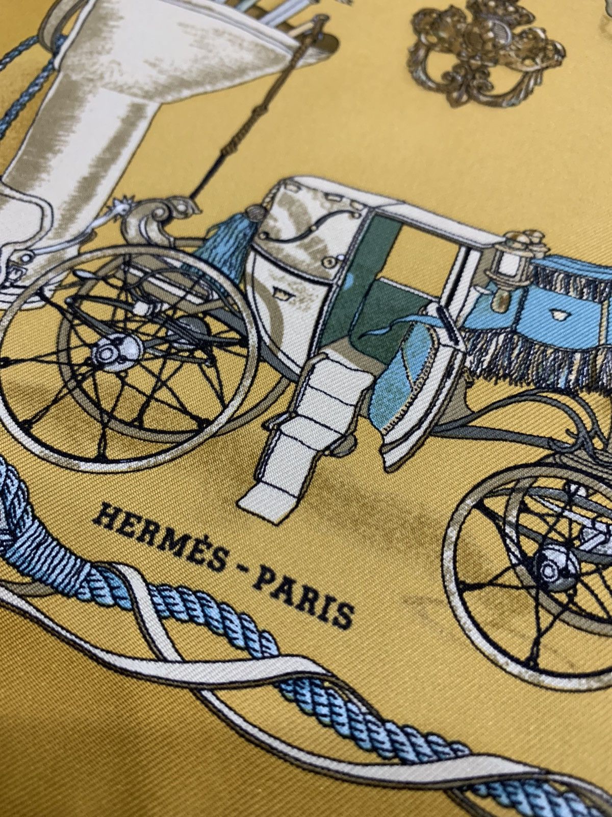 Hermes HERMES MUSEE BY LEDOUX SILK HANDKERCHIEF Size ONE SIZE - 5 Thumbnail