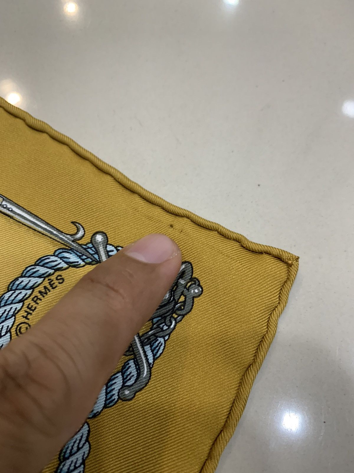 Hermes HERMES MUSEE BY LEDOUX SILK HANDKERCHIEF Size ONE SIZE - 8 Thumbnail