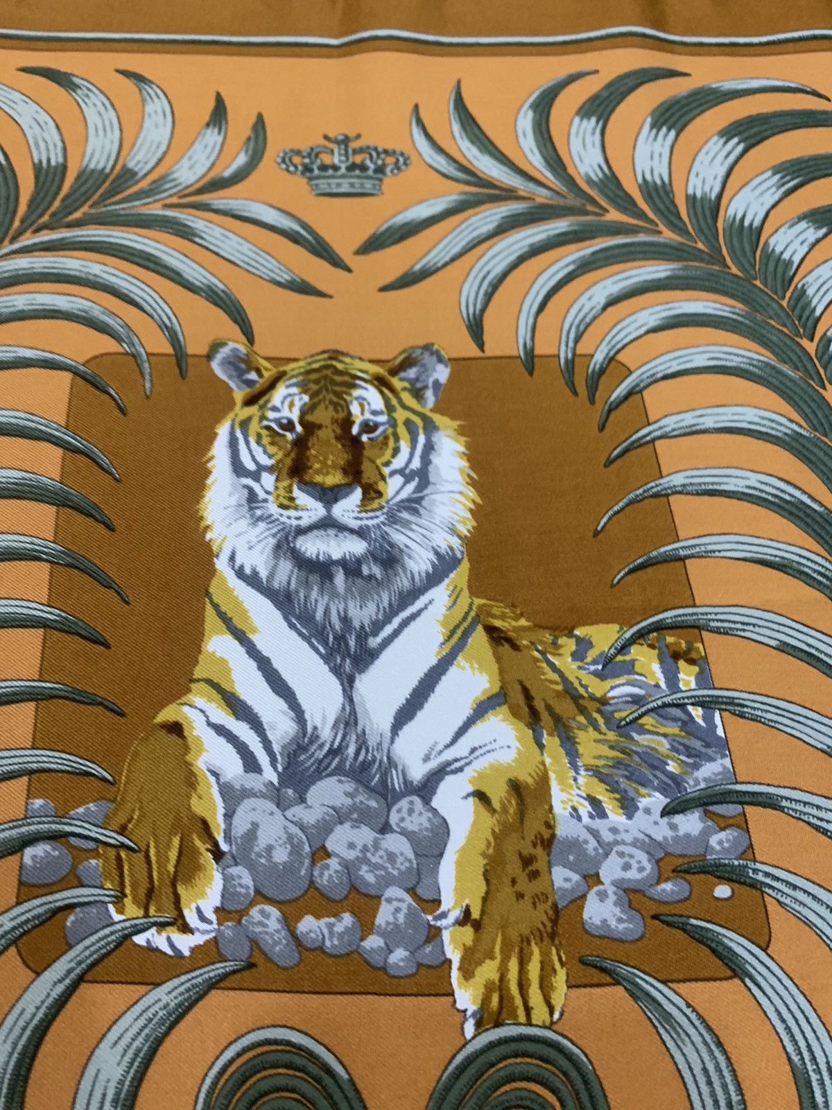 Hermes HERMES TIGER ROYAL SILK HANDKERCHIEF Size ONE SIZE - 6 Thumbnail