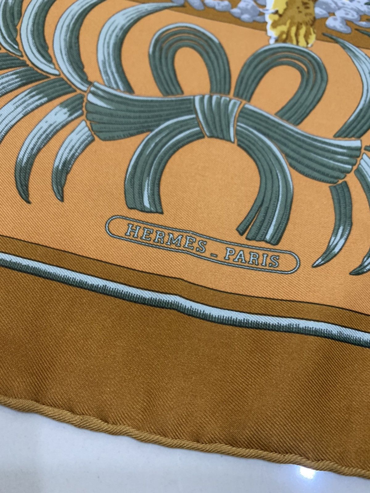 Hermes HERMES TIGER ROYAL SILK HANDKERCHIEF Size ONE SIZE - 4 Thumbnail