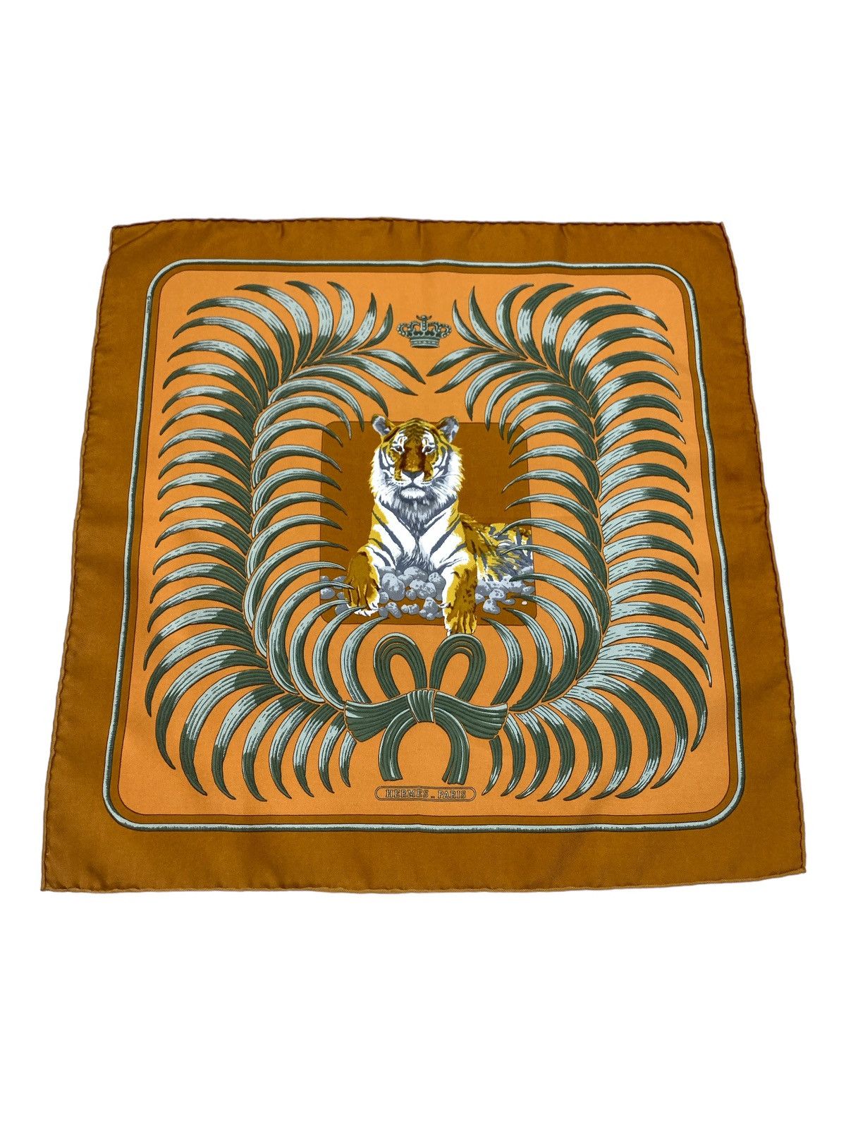 Hermes HERMES TIGER ROYAL SILK HANDKERCHIEF Size ONE SIZE - 1 Thumbnail