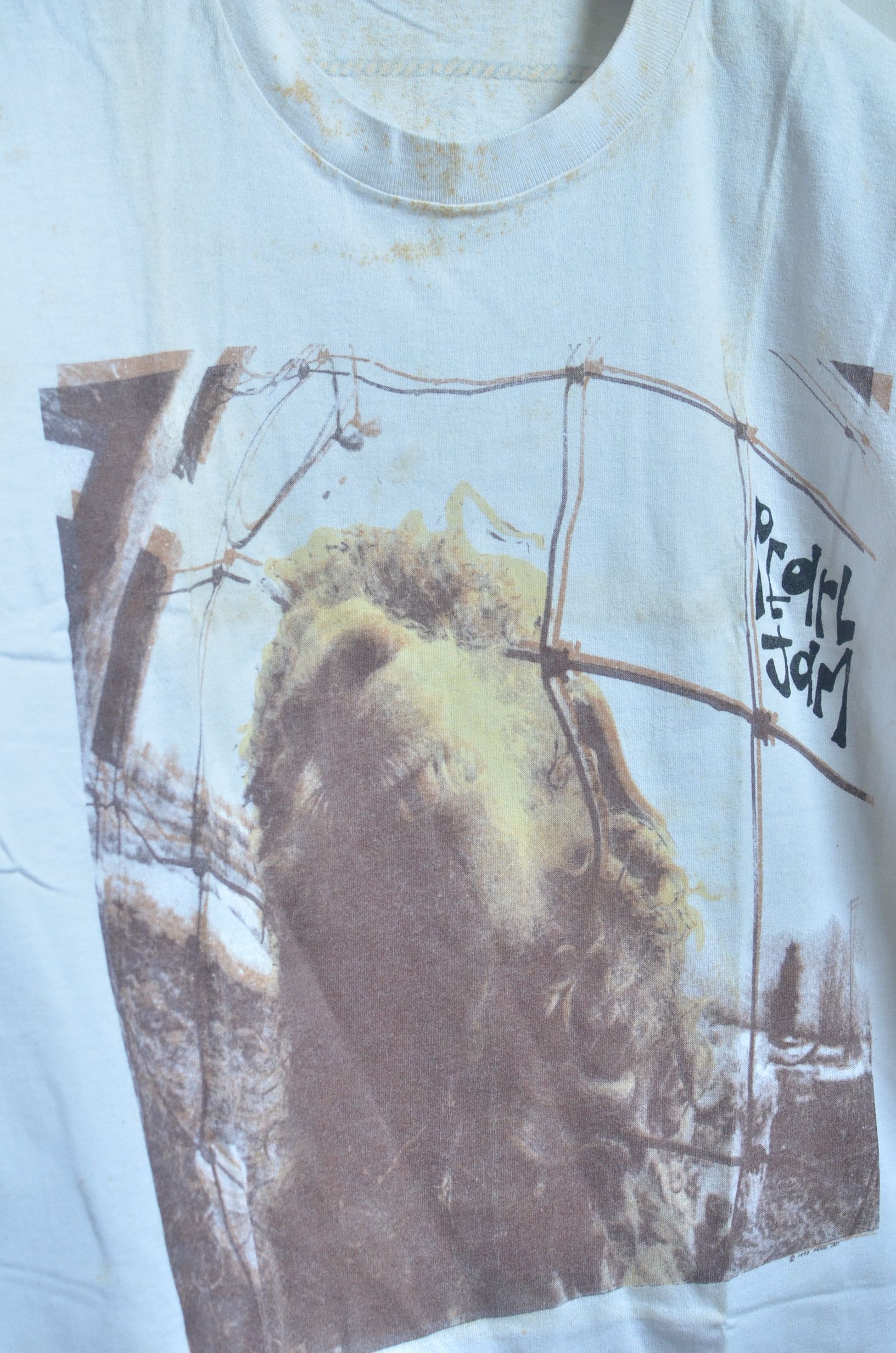Band Tees VINTAGE PEARL JAM VS ALBUM TOUR SHIRT Size US XL / EU 56 / 4 - 2 Thumbnail