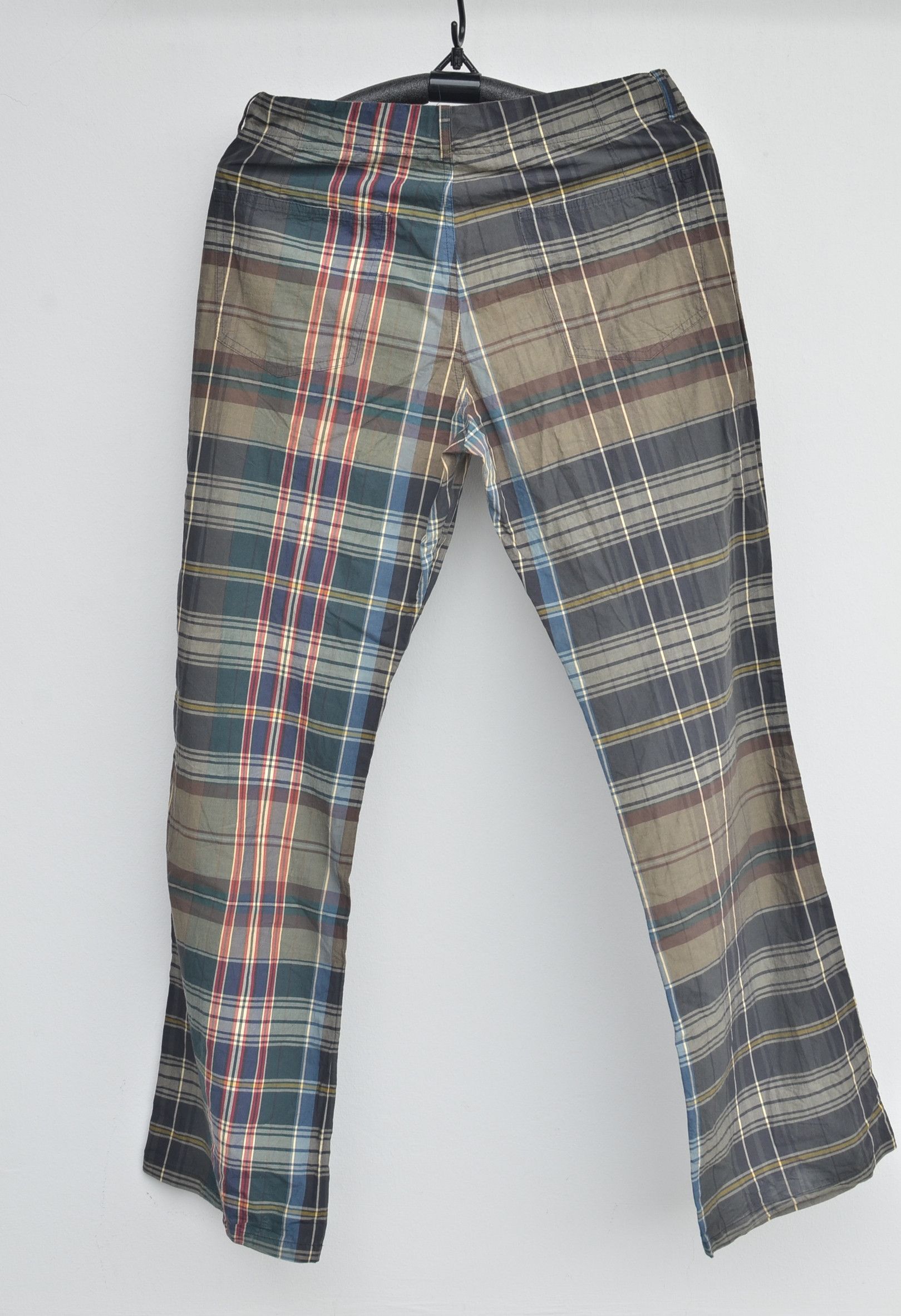Dries Van Noten DRIES VAN NOTEN PLAID CHECKERED COTTON PANTS Size US 32 / EU 48 - 2 Thumbnail