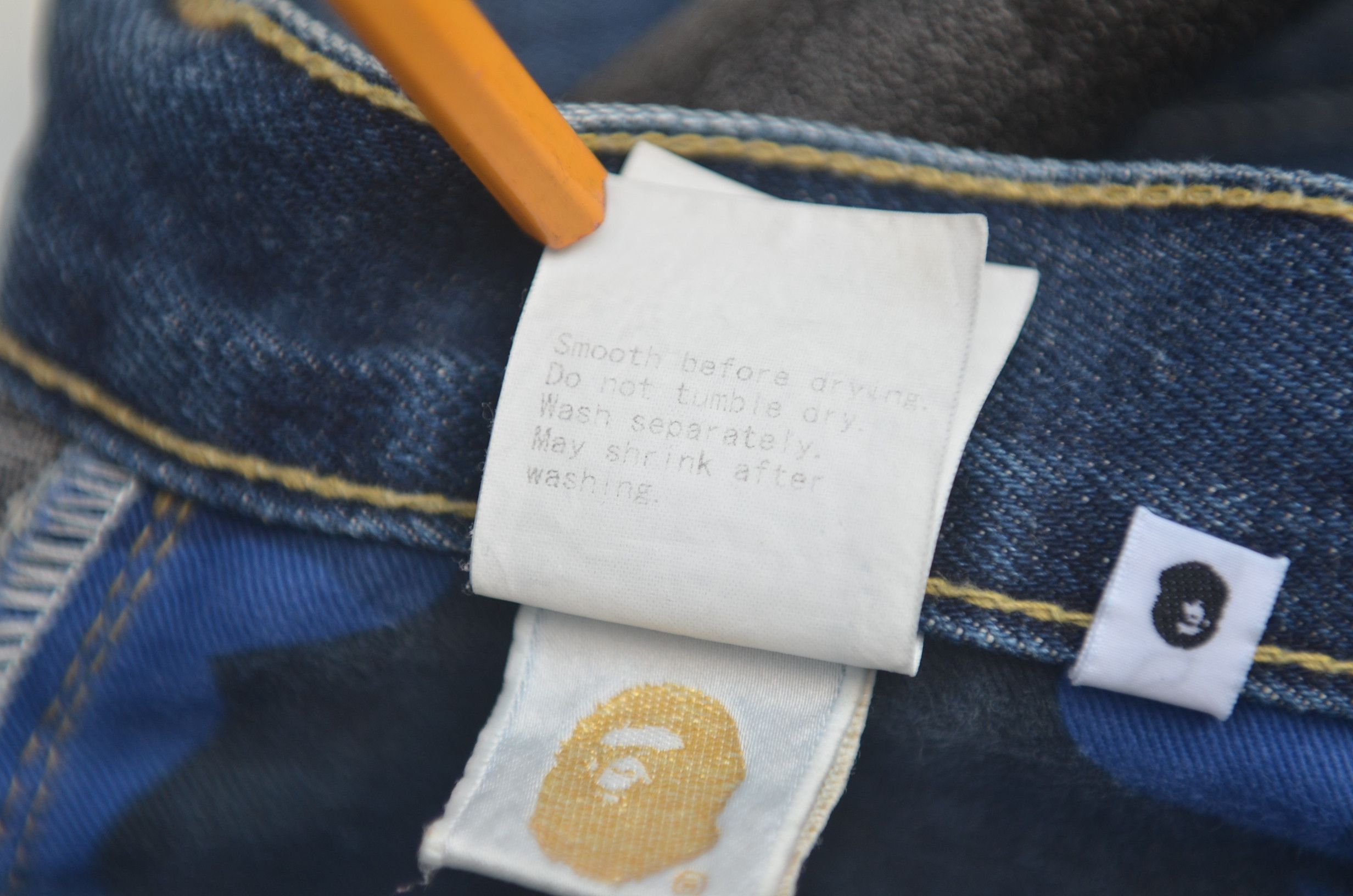 Bape OG BAPE SELVEDGE DENIM SIZE M MADE IN JAPAN Size US 32 / EU 48 - 14 Thumbnail