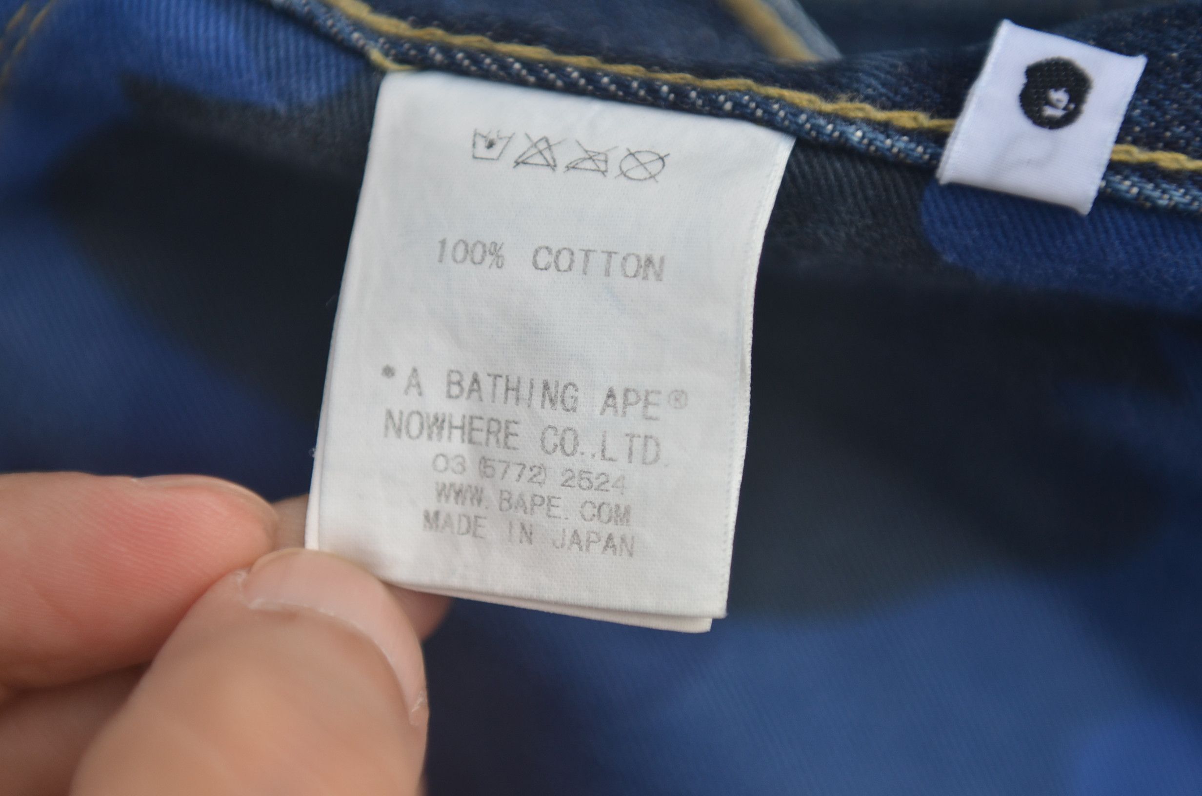 Bape OG BAPE SELVEDGE DENIM SIZE M MADE IN JAPAN Size US 32 / EU 48 - 12 Thumbnail
