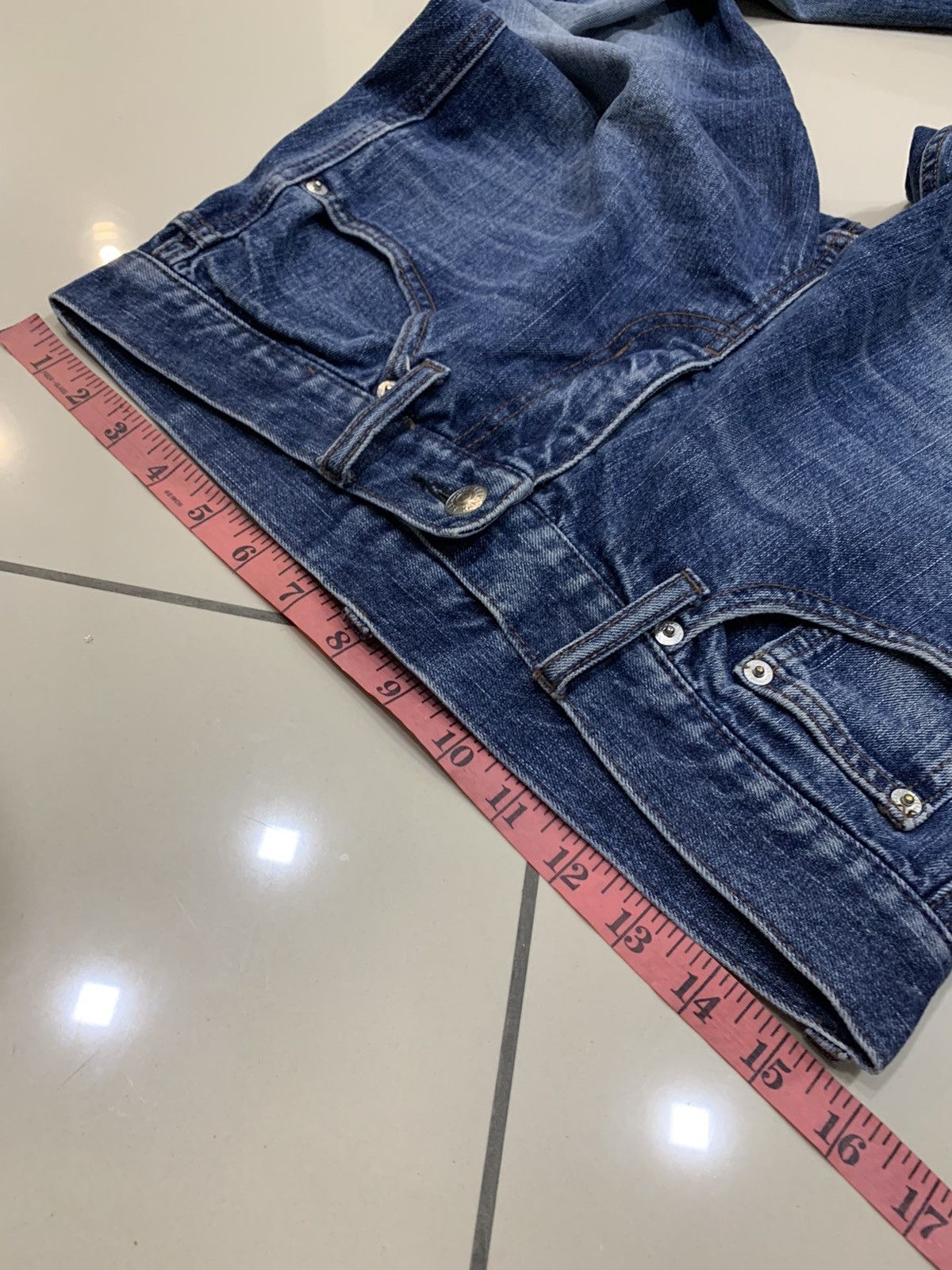 Katharine Hamnett London HAMNETT DEEP BLUE DENIM PANTS JEANS Size US 32 / EU 48 - 12 Thumbnail