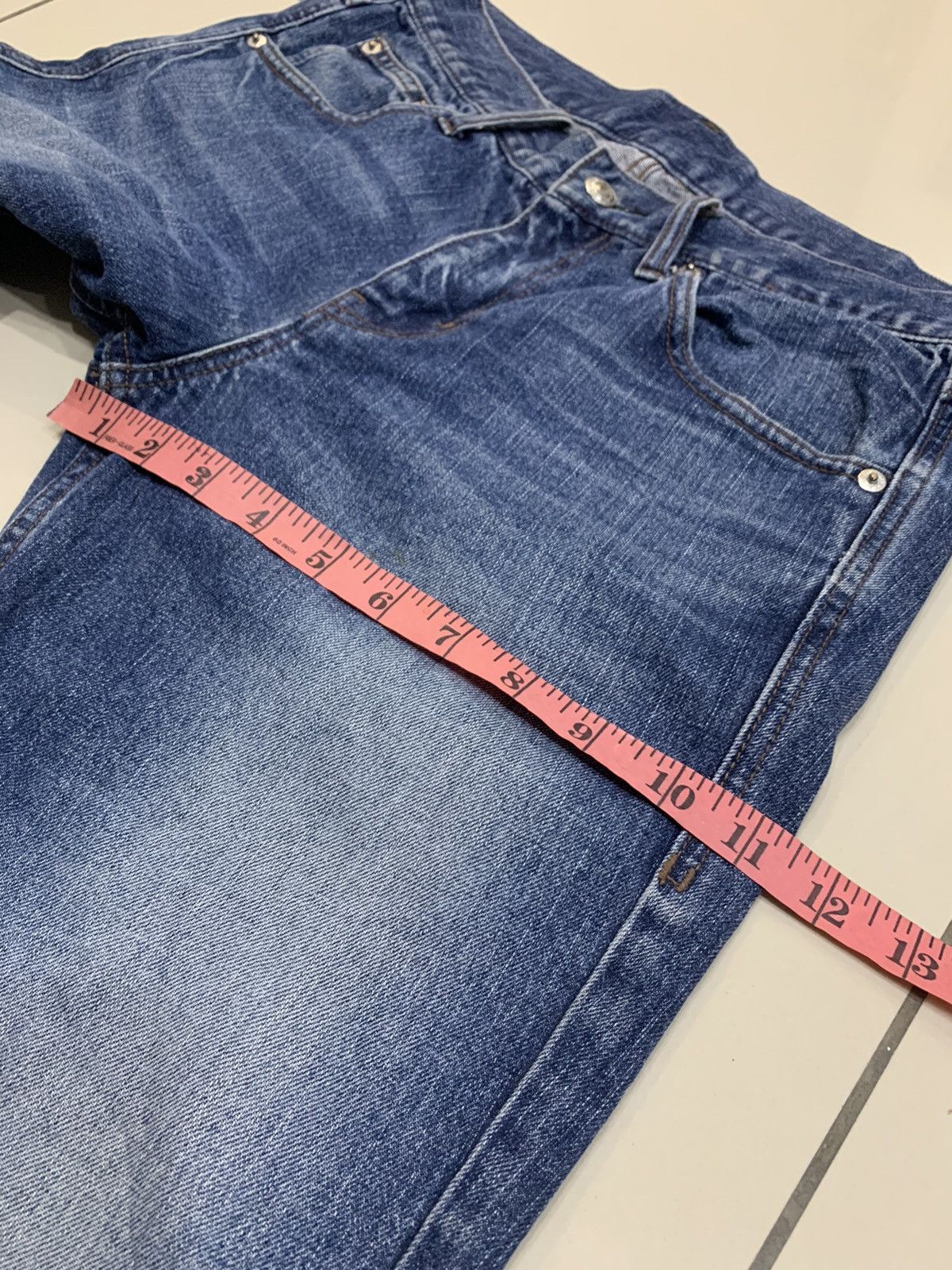 Katharine Hamnett London HAMNETT DEEP BLUE DENIM PANTS JEANS Size US 32 / EU 48 - 4 Thumbnail