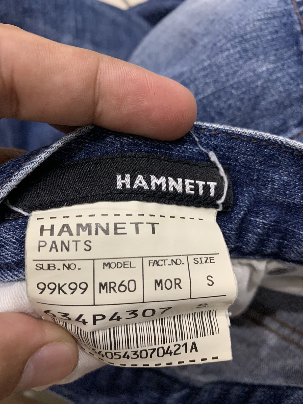Katharine Hamnett London HAMNETT DEEP BLUE DENIM PANTS JEANS Size US 32 / EU 48 - 10 Thumbnail