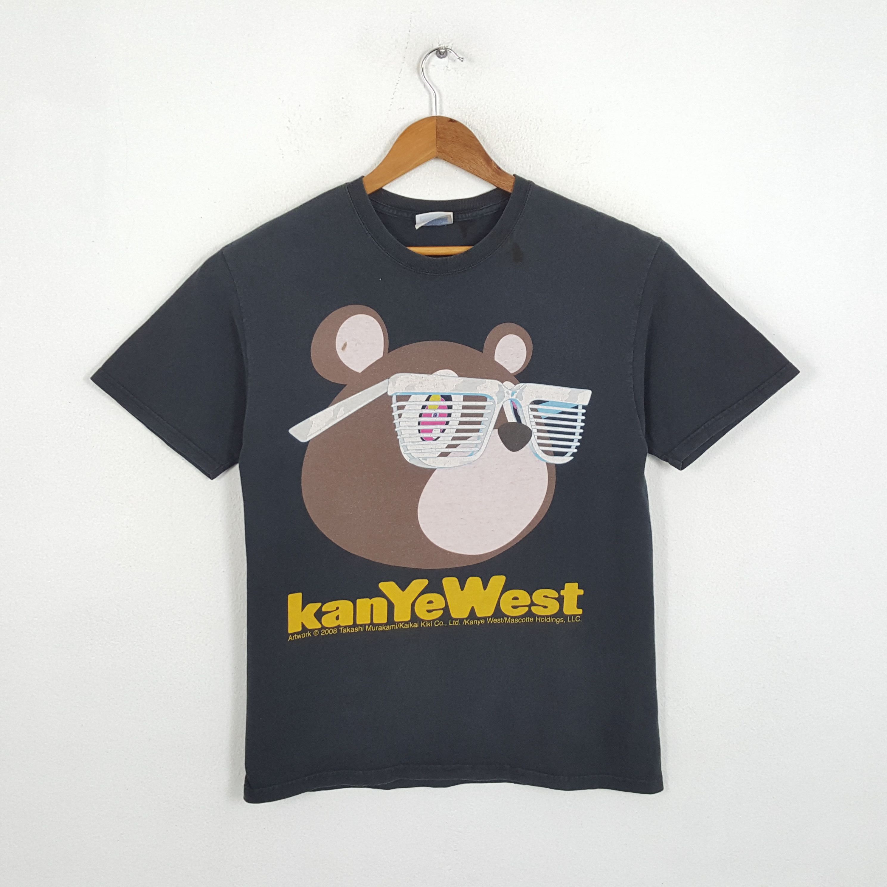 Japanese Brand × Takashi Murakami × Vintage Vintage kanYeWest X Takashi Murakami Tour T-Shirts Size US M / EU 48-50 / 2 - 1 Thumbnail