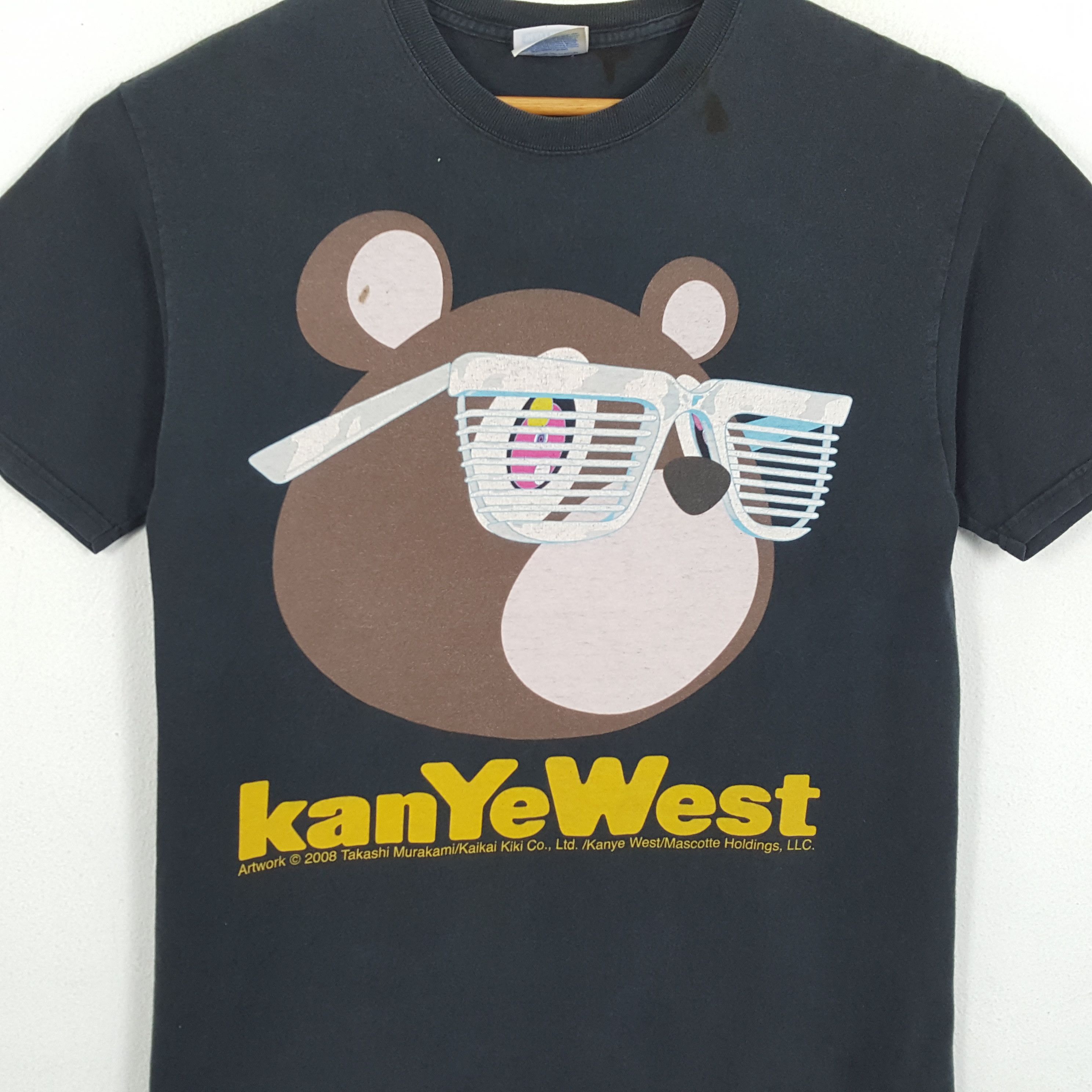 Japanese Brand × Takashi Murakami × Vintage Vintage kanYeWest X Takashi Murakami Tour T-Shirts Size US M / EU 48-50 / 2 - 2 Thumbnail