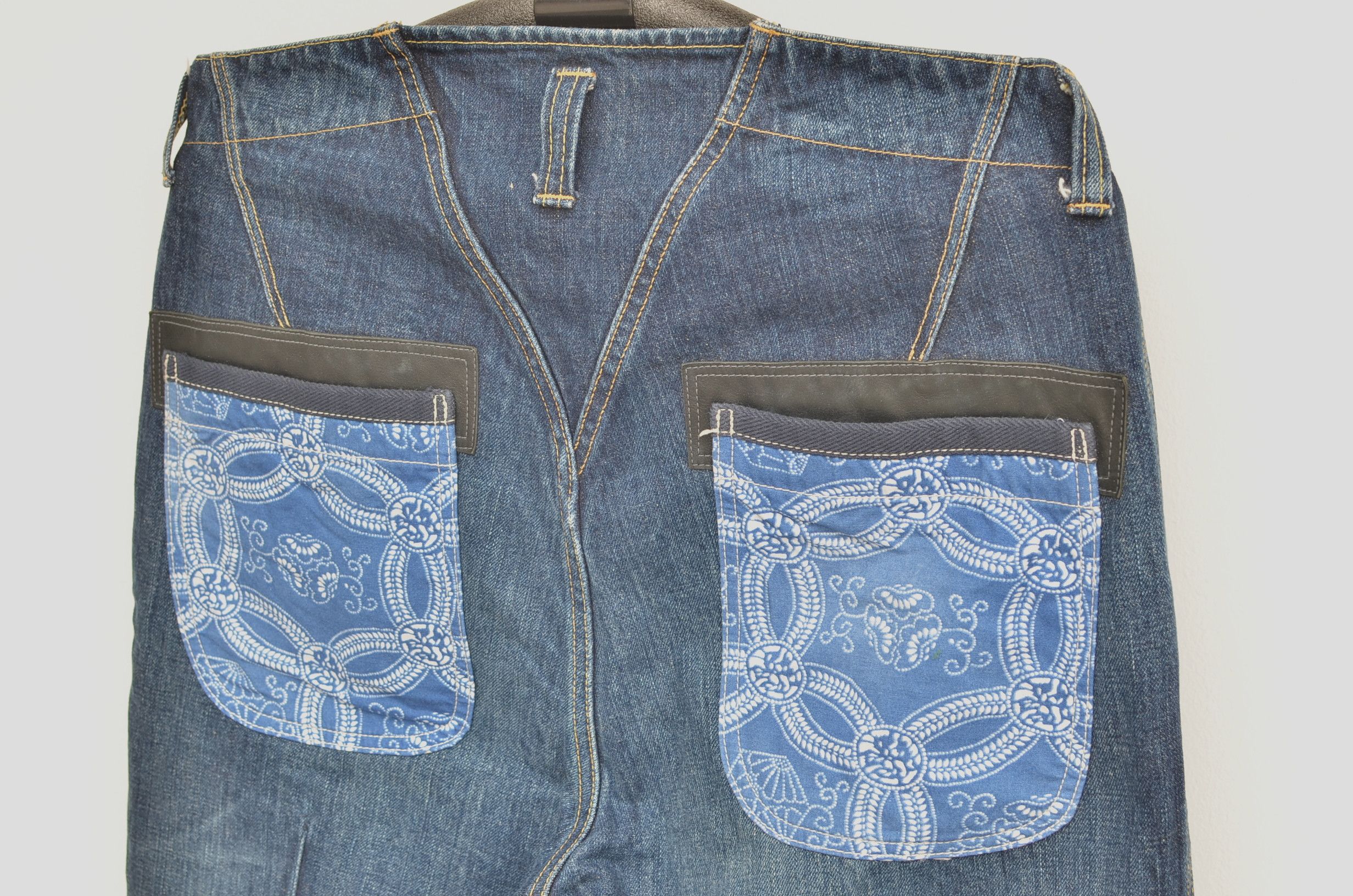 Comme des Garcons JUNYA WATANABE MAN x CDG PATCHWORK CROPPED DENIM Size US 32 / EU 48 - 3 Thumbnail