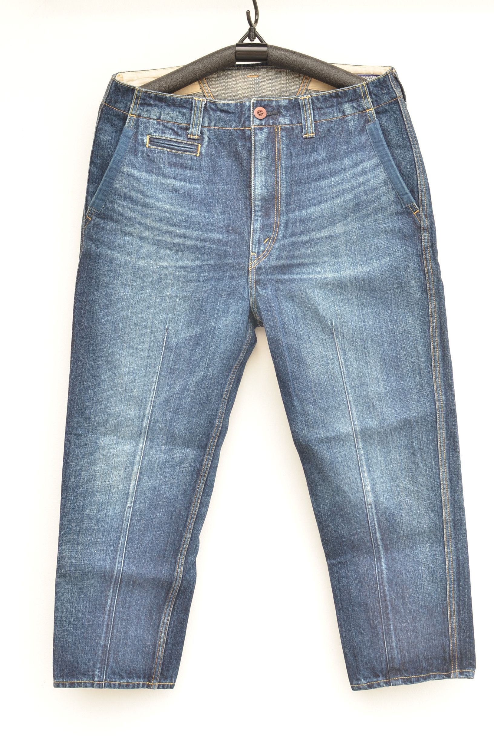 Comme des Garcons JUNYA WATANABE MAN x CDG PATCHWORK CROPPED DENIM Size US 32 / EU 48 - 2 Thumbnail