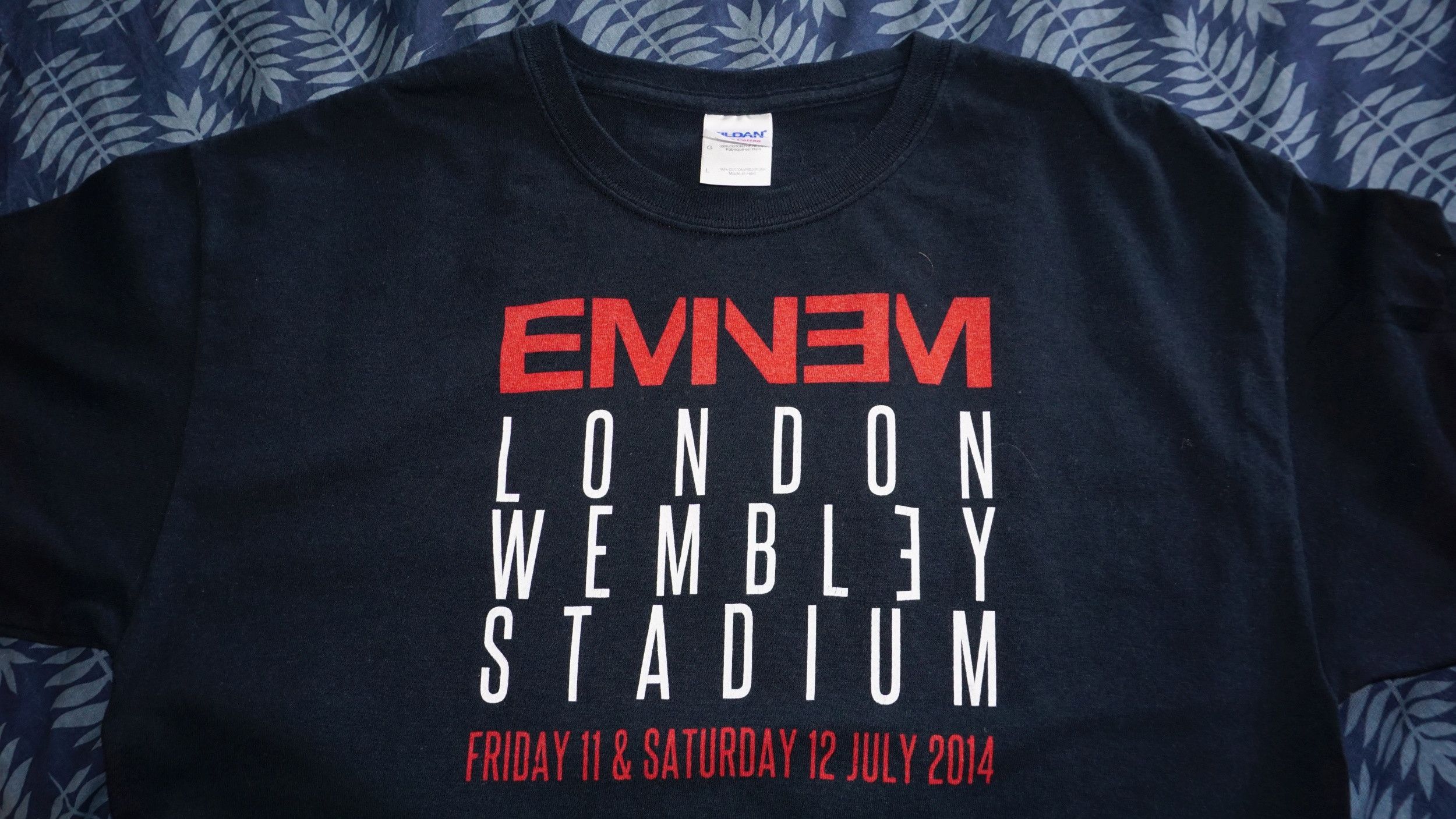 Eminem Eminem 2014 Wembley AOP Full Print Tour Merch tshirt Size US L / EU 52-54 / 3 - 4 Thumbnail