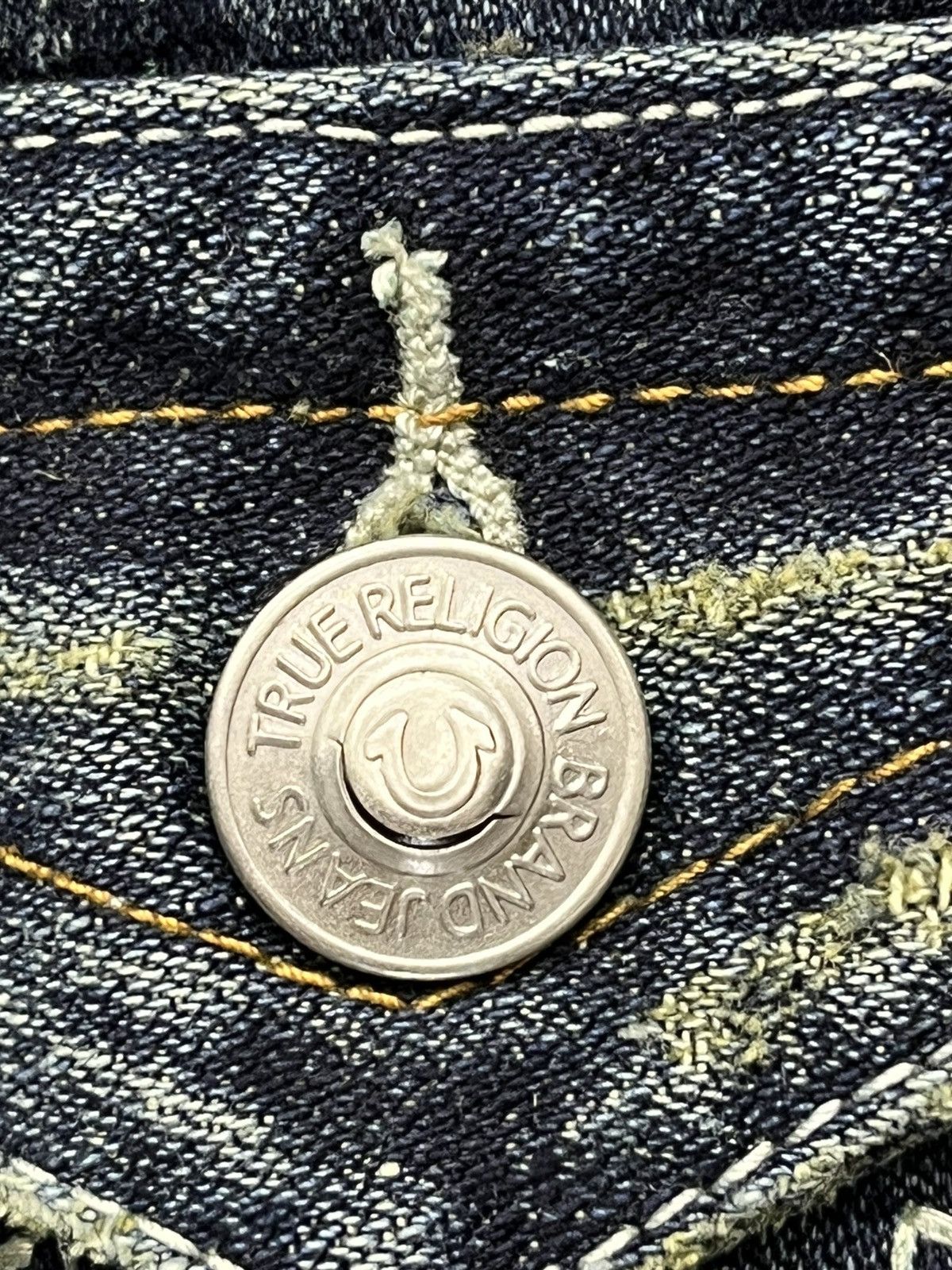 True Religion 🔥TRUE RELIGION JOEY Cropped Denim Jacket Size XS / US 0-2 / IT 36-38 - 8 Thumbnail