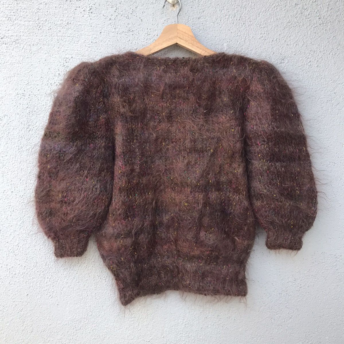 Aran Isles Knitwear Vintage Shag Shaggy Fuzzy Mohair Sweater Size US S / EU 44-46 / 1 - 9 Thumbnail