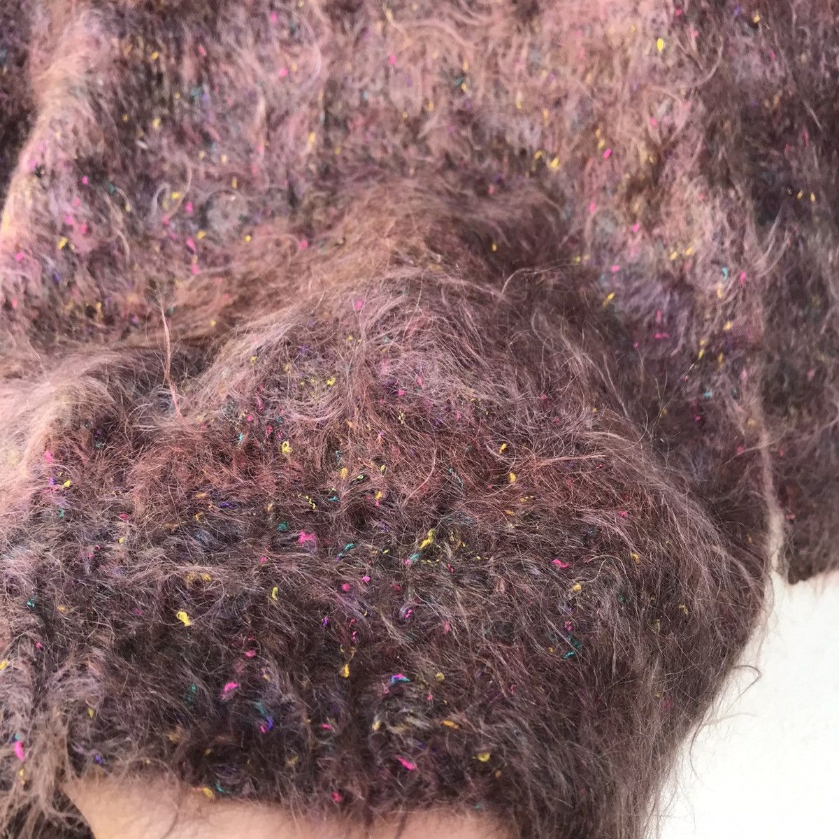 Aran Isles Knitwear Vintage Shag Shaggy Fuzzy Mohair Sweater Size US S / EU 44-46 / 1 - 10 Thumbnail