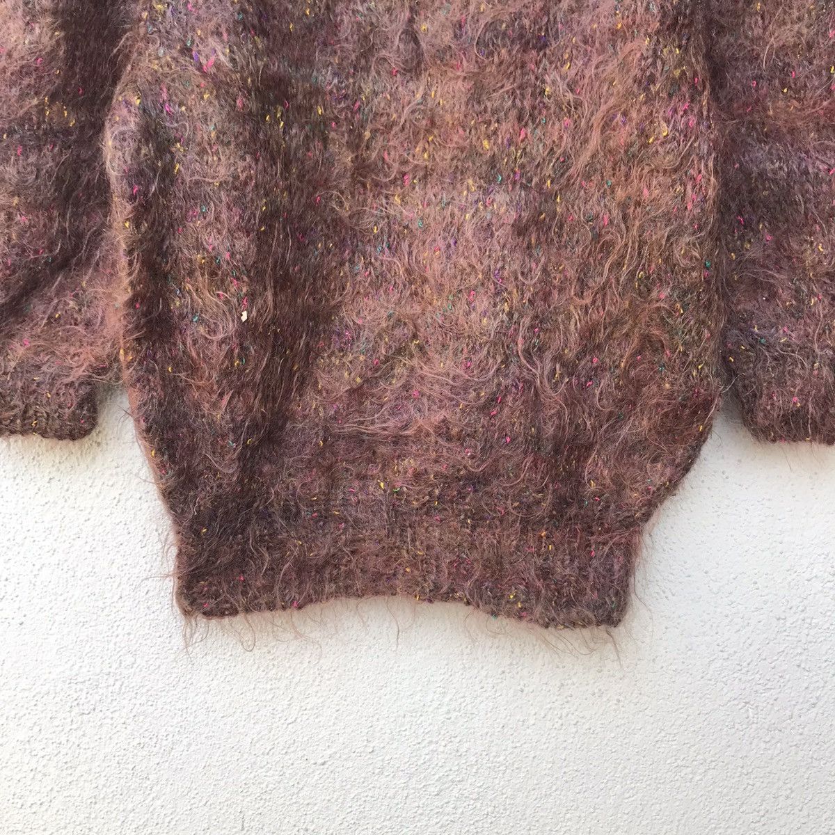 Aran Isles Knitwear Vintage Shag Shaggy Fuzzy Mohair Sweater Size US S / EU 44-46 / 1 - 4 Thumbnail