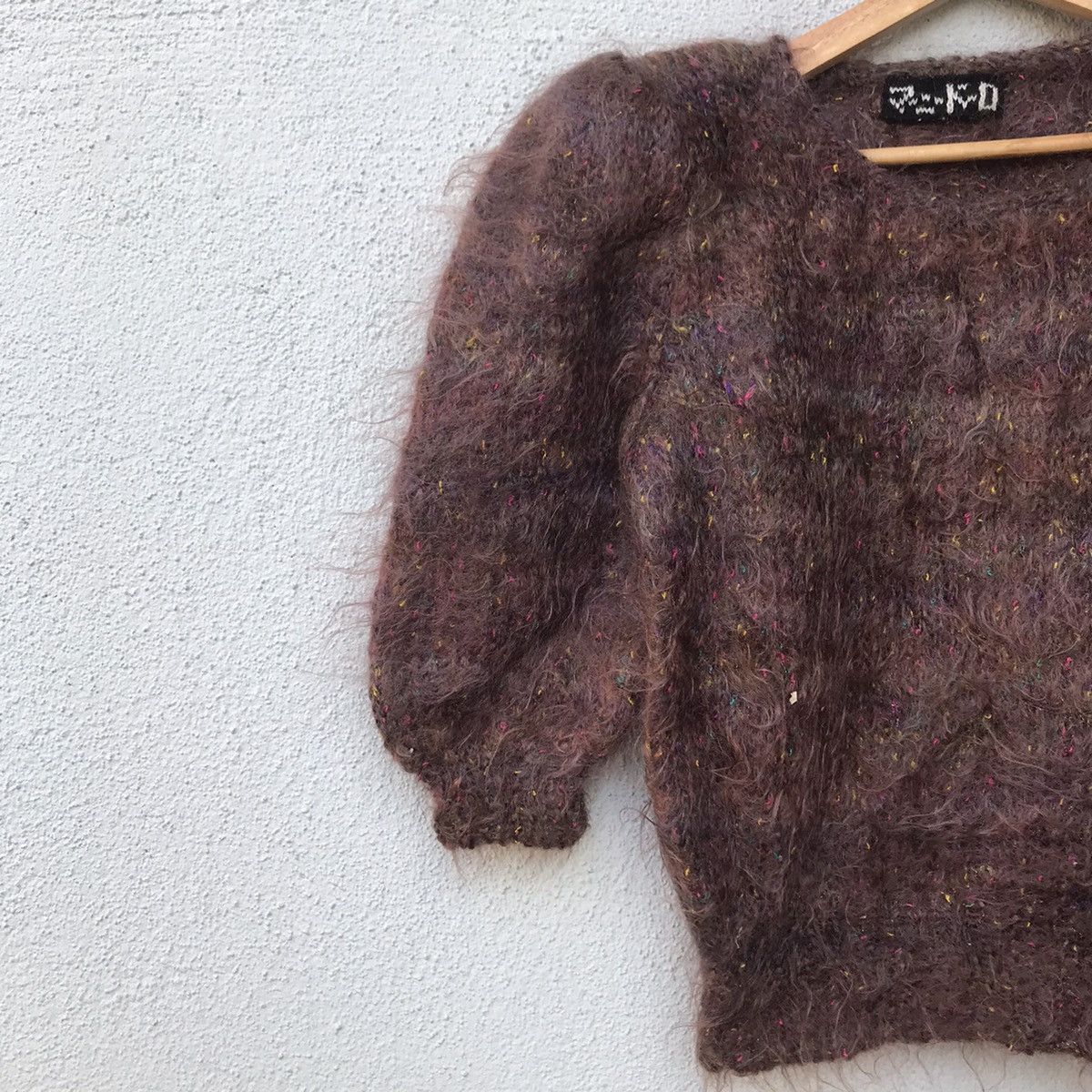 Aran Isles Knitwear Vintage Shag Shaggy Fuzzy Mohair Sweater Size US S / EU 44-46 / 1 - 5 Thumbnail